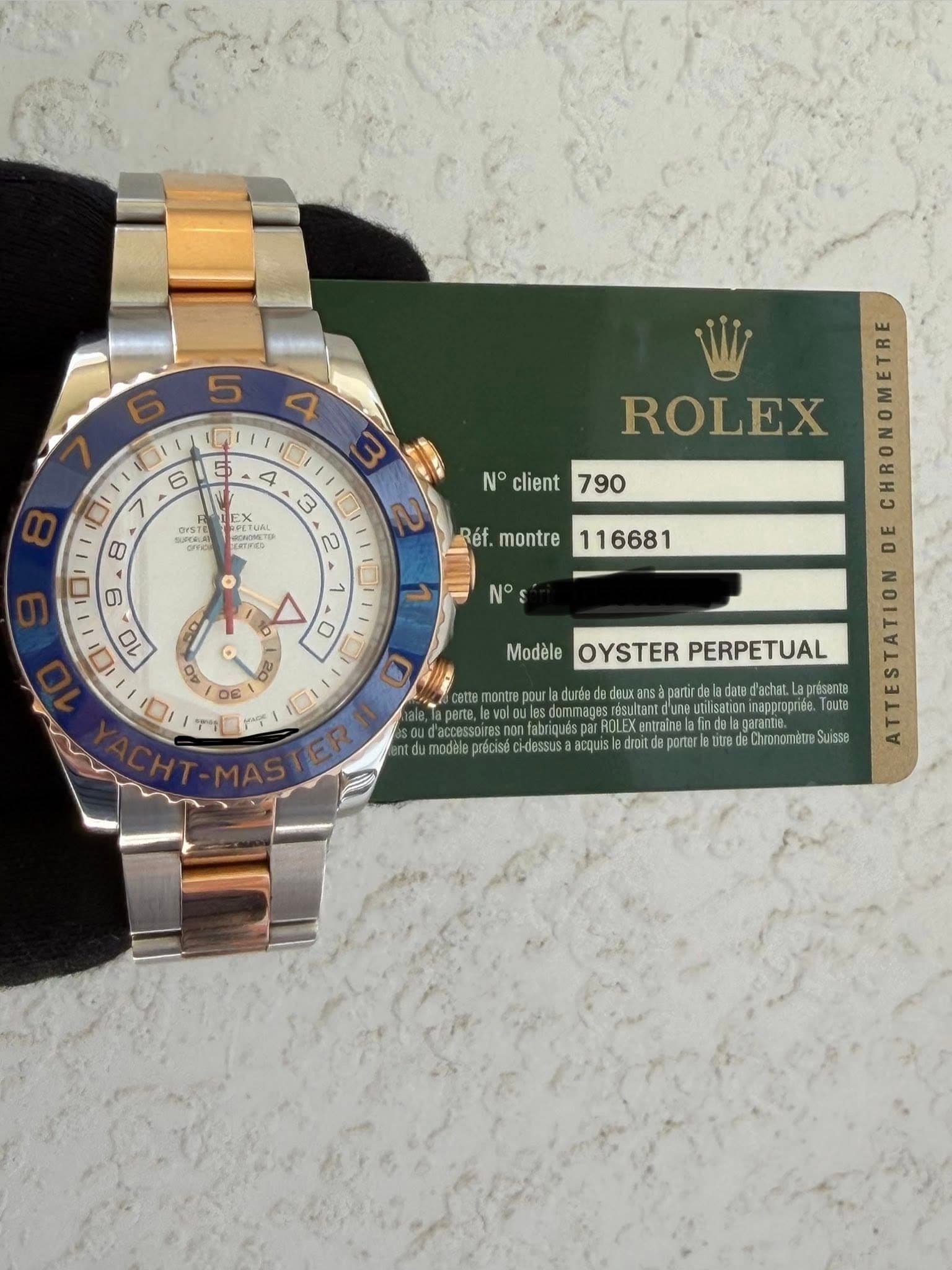 May be an image of wrist watch and text that says '5 国 5 6 EX த 二0 8 김도지트 Réf. montre N° client 790 ROLEX ESE O ٨ 0 N° 40 ૨ 0 00 م Modéle OYSTER PERPETUAL montre pour adurée 0…