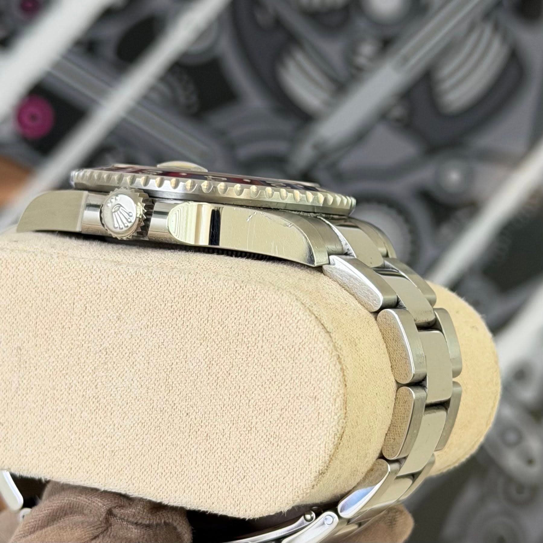 May be an image of wrist watch