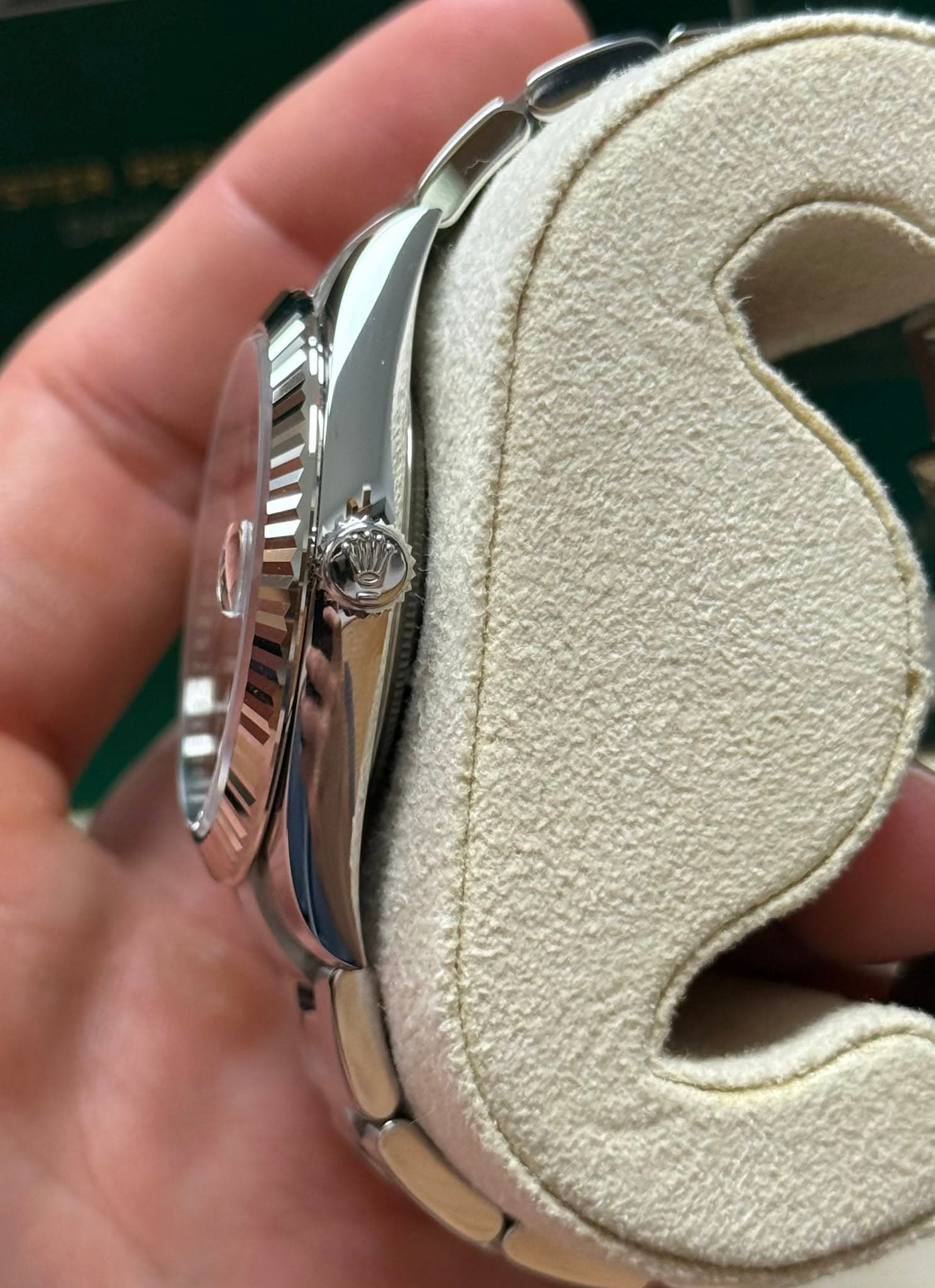 May be an image of wrist watch