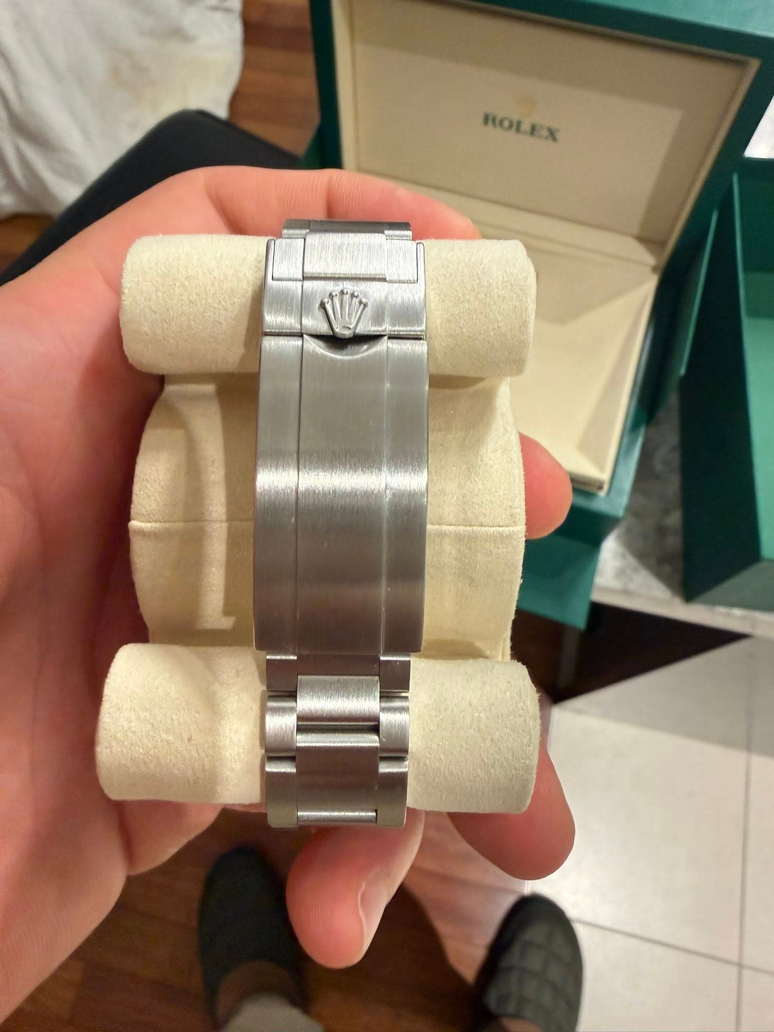 May be an image of wrist watch
