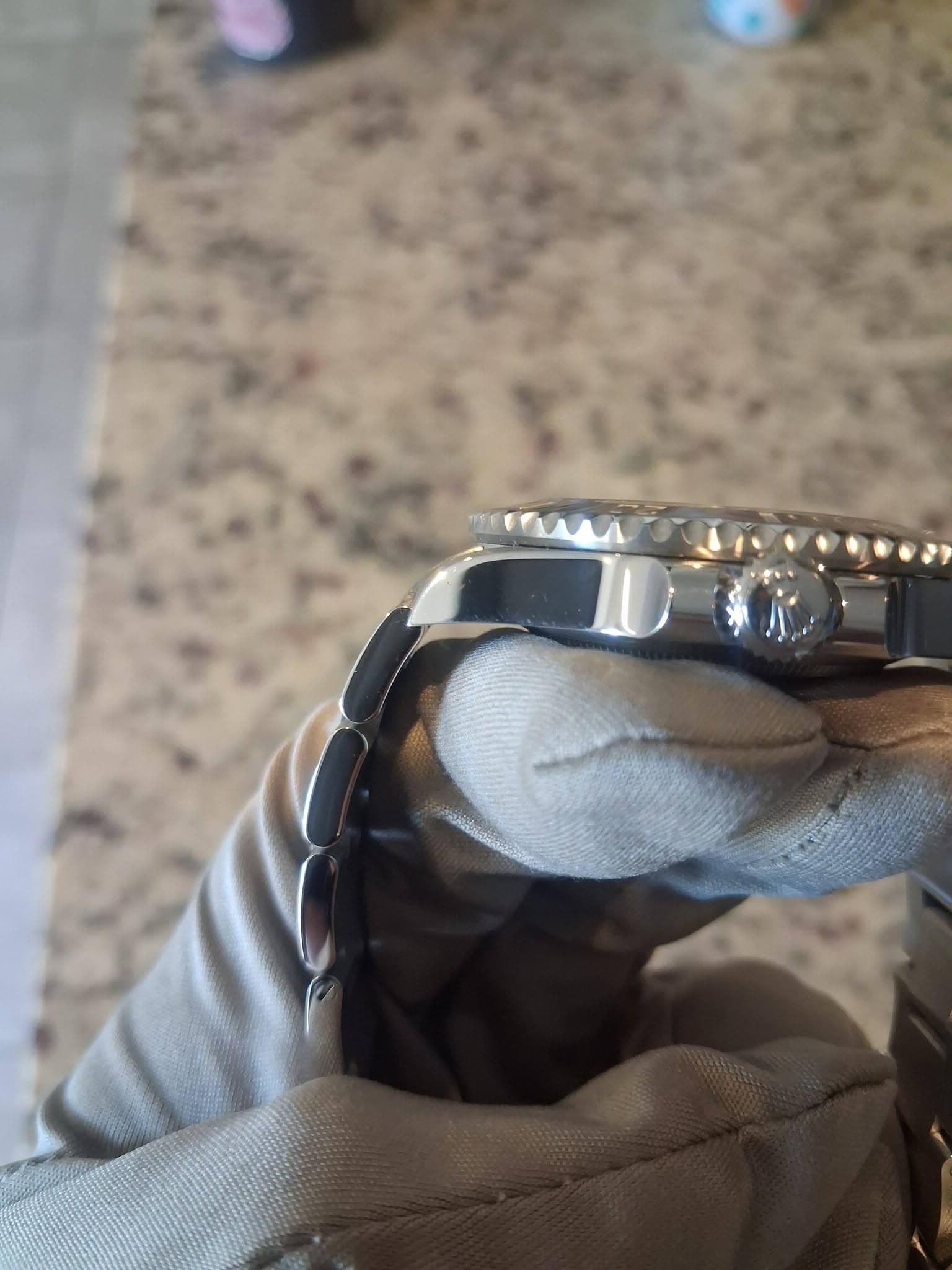 May be an image of wrist watch