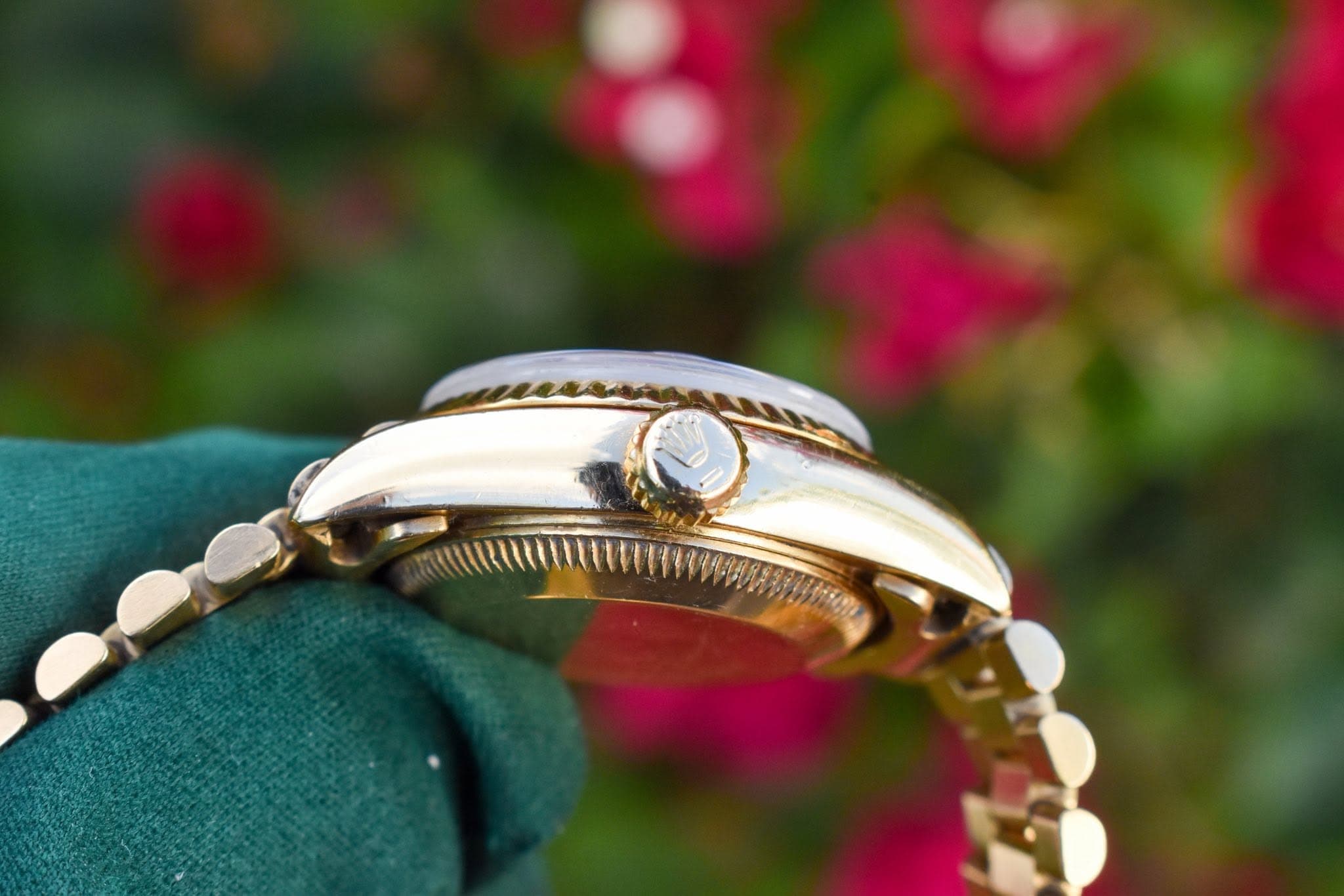 May be an image of wrist watch and jewelry