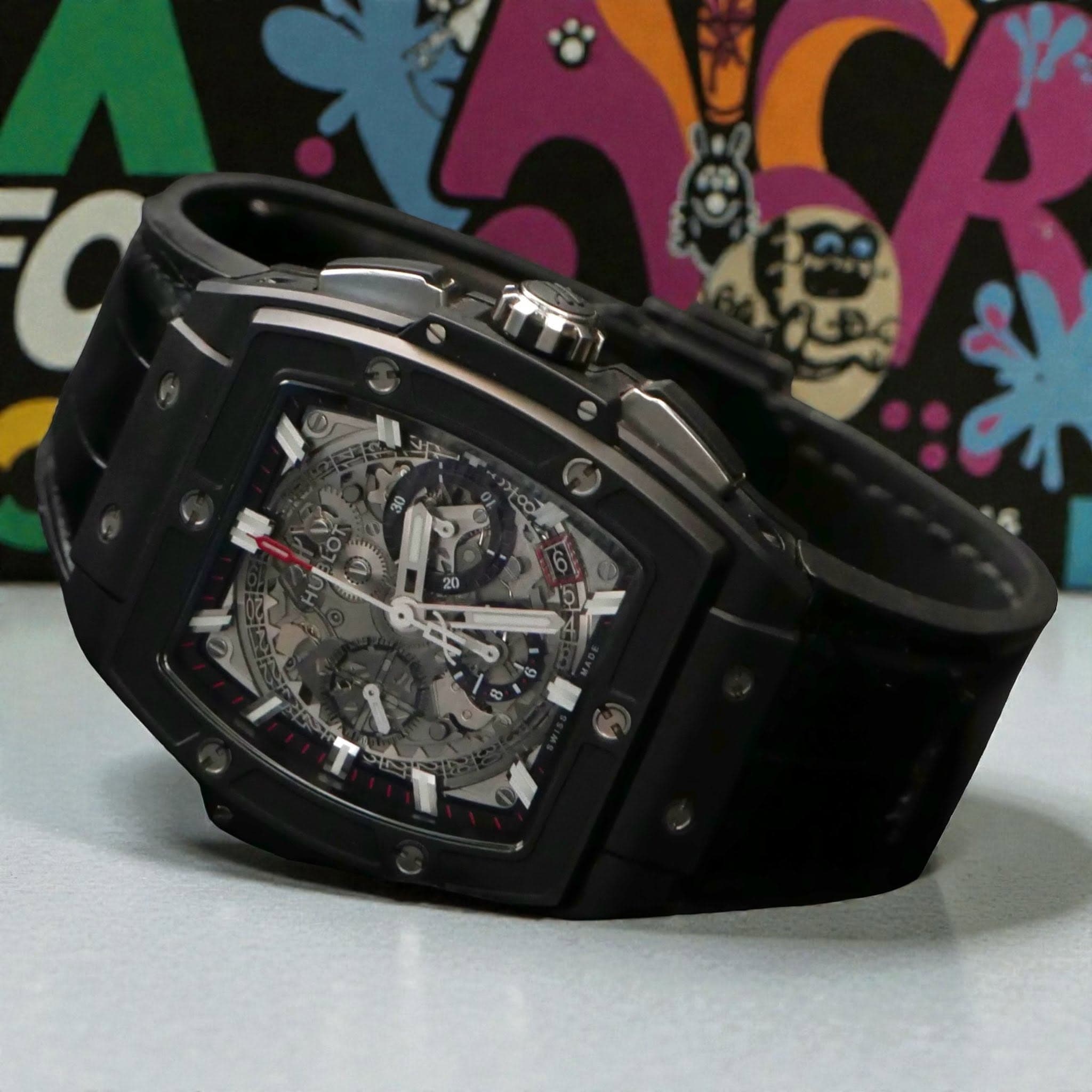 May be an image of wrist watch and text