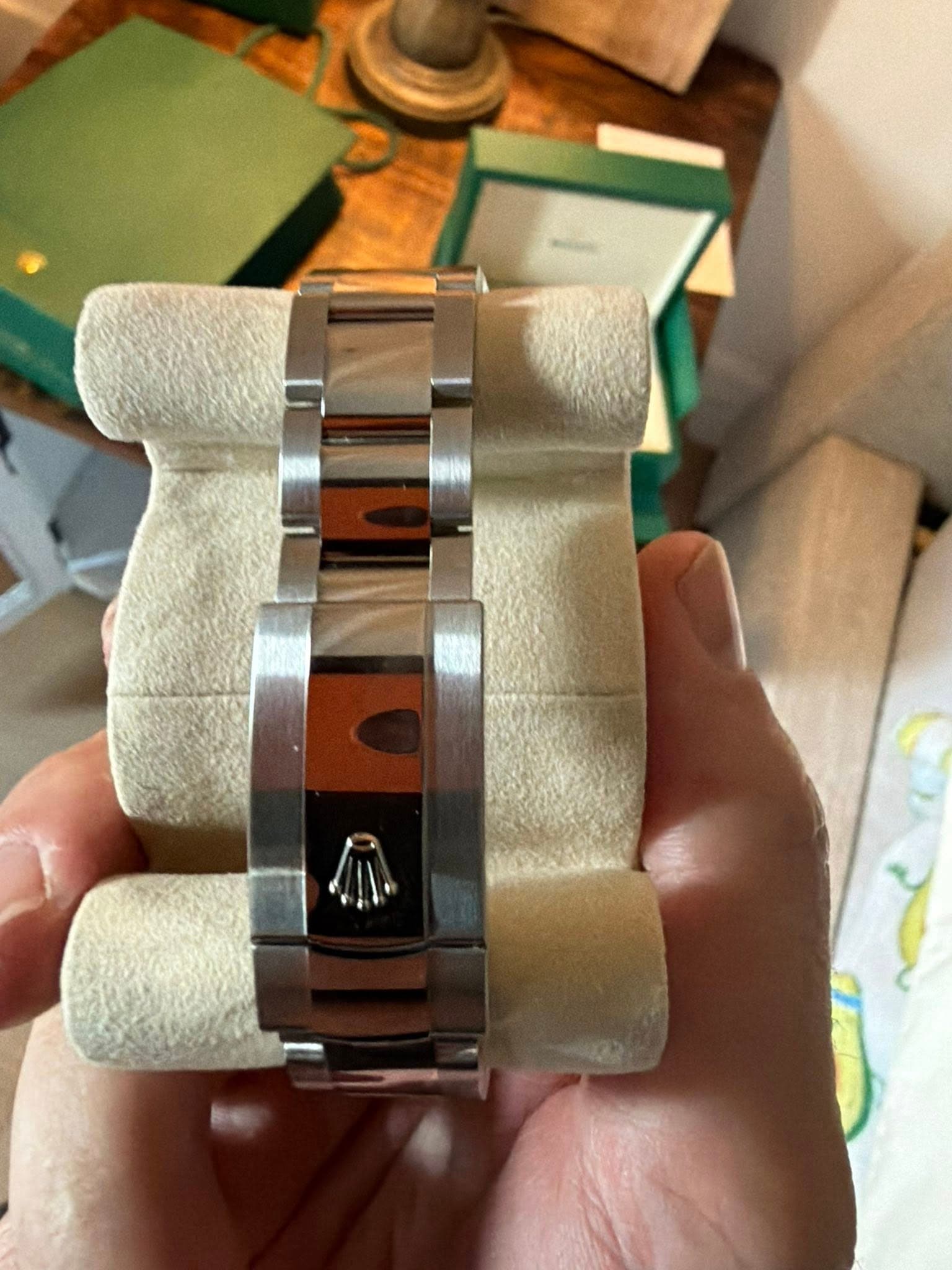 May be an image of wrist watch