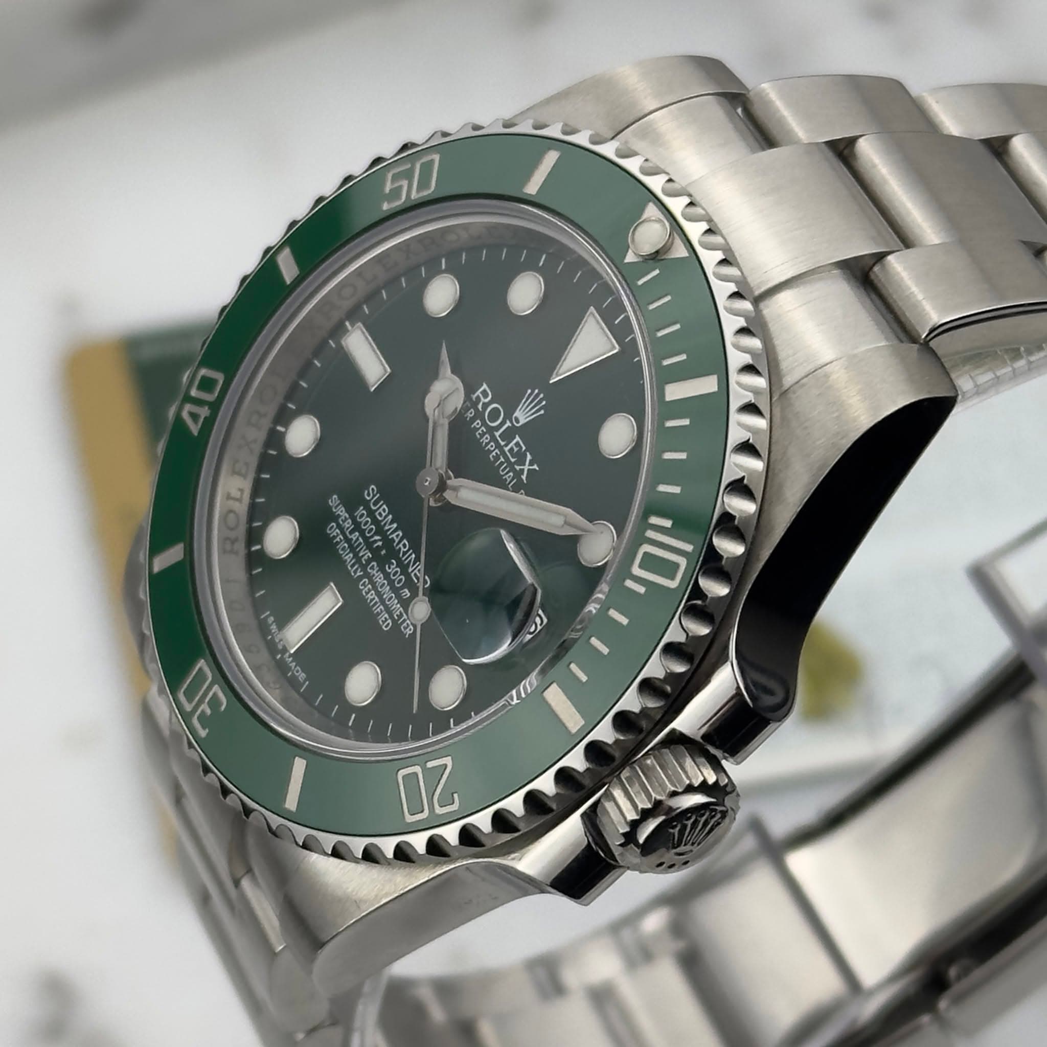 May be an image of wrist watch and text that says '50 O ㅋ RDERPETU RPERPET ROLEX LEX Εα ROL ETUAL AMDT OEFICIALEN 1000ft S SUBMA 3000 CERTIFIED VOSONUNETER CERTIFIED ONPONDRETER…