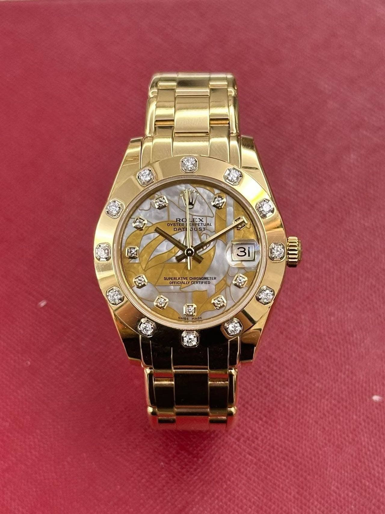 May be an image of wrist watch and text