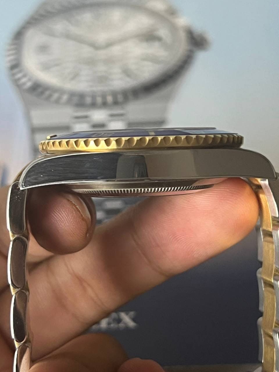 May be an image of wrist watch