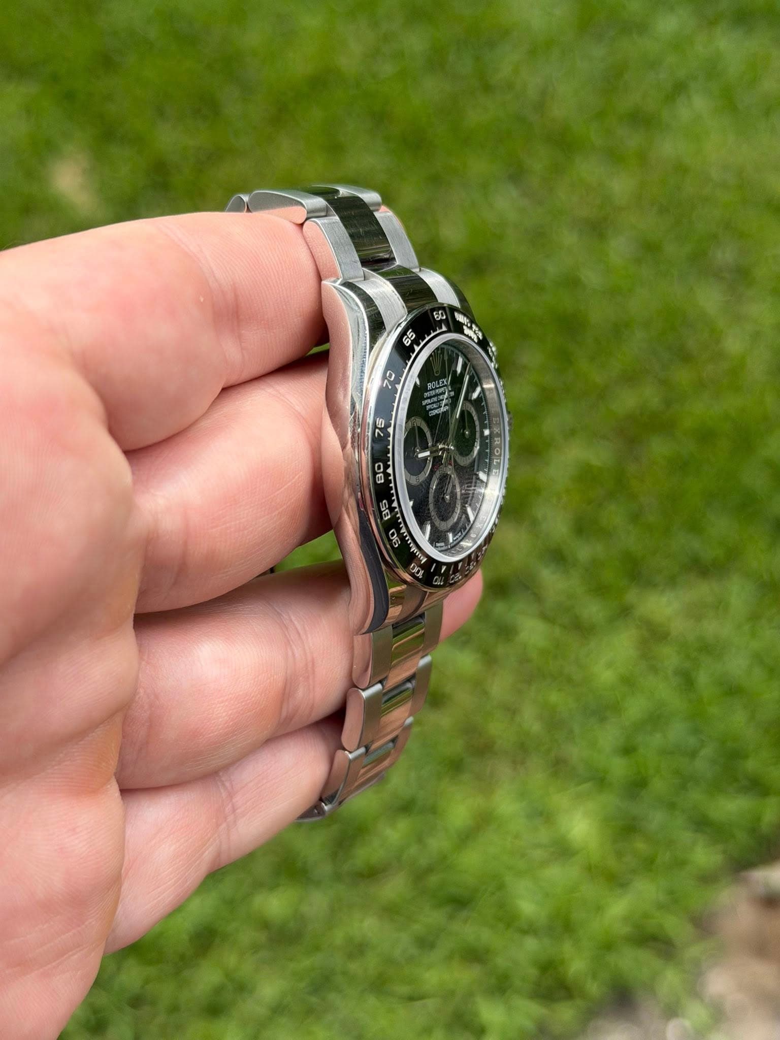 May be an image of wrist watch
