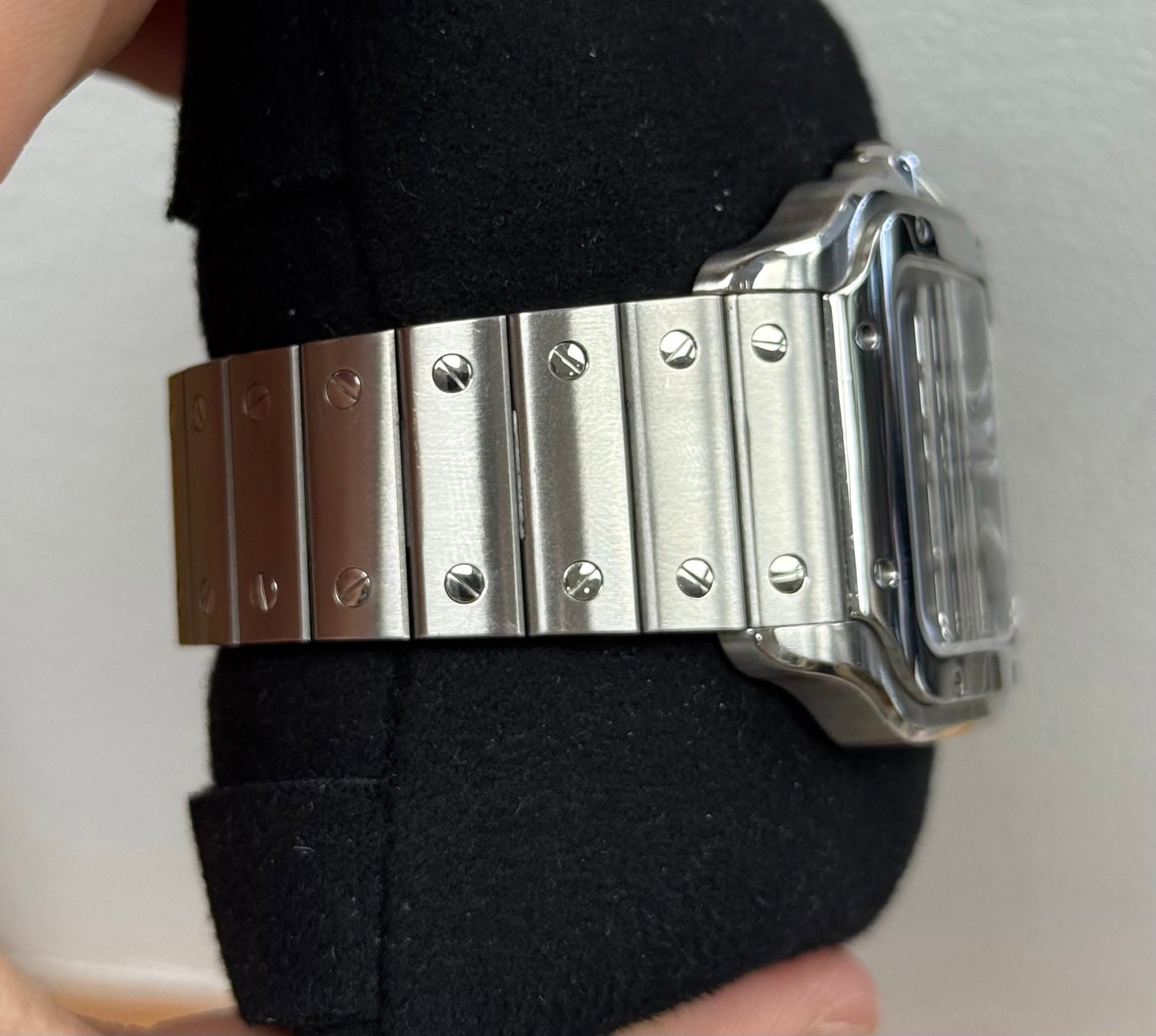 Cartier Santos Large Skeleton Hand Wind Men's Watch WHSA0015, photo 6