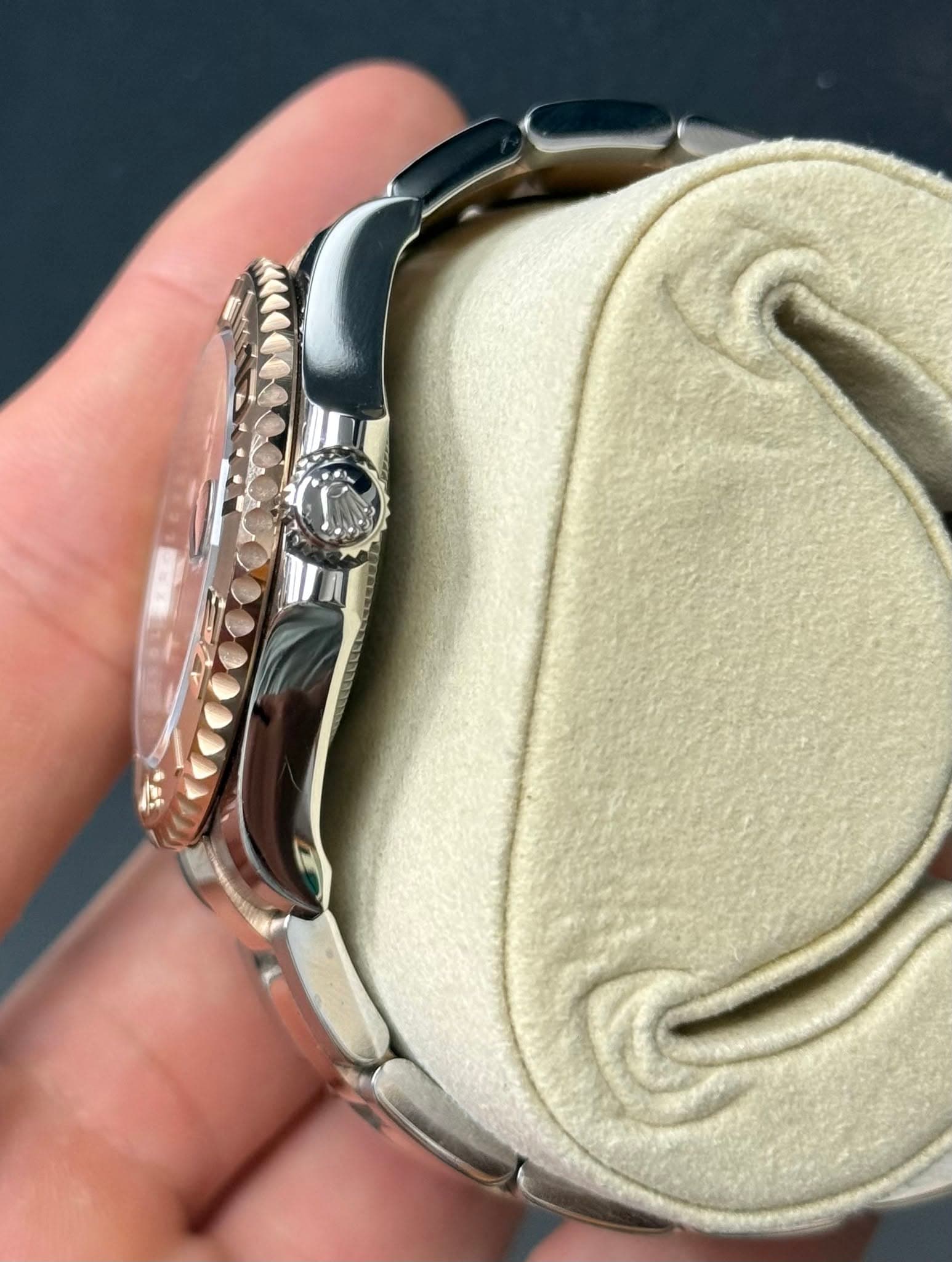 May be an image of wrist watch