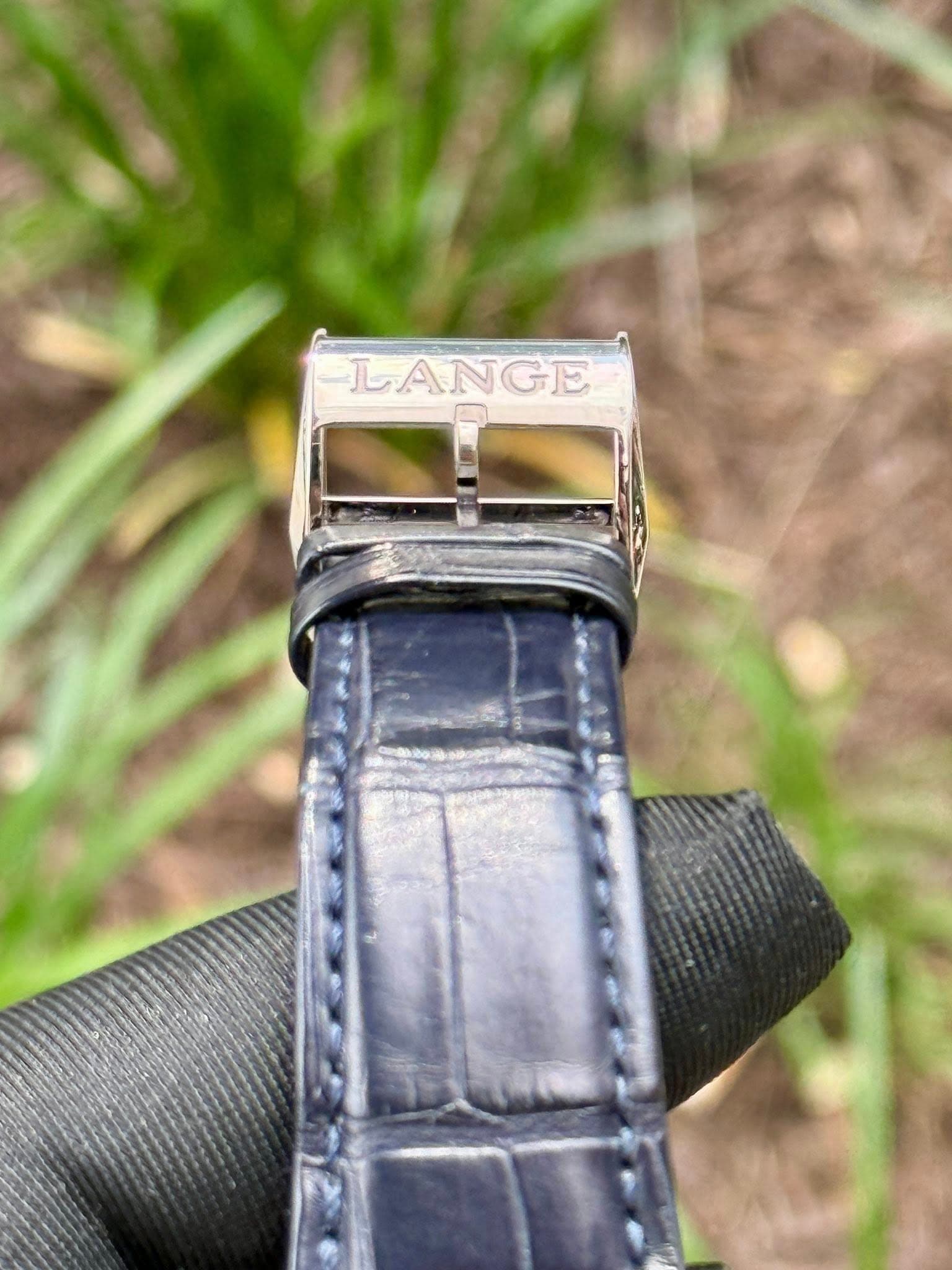 May be an image of wrist watch and text that says 'LANGE'