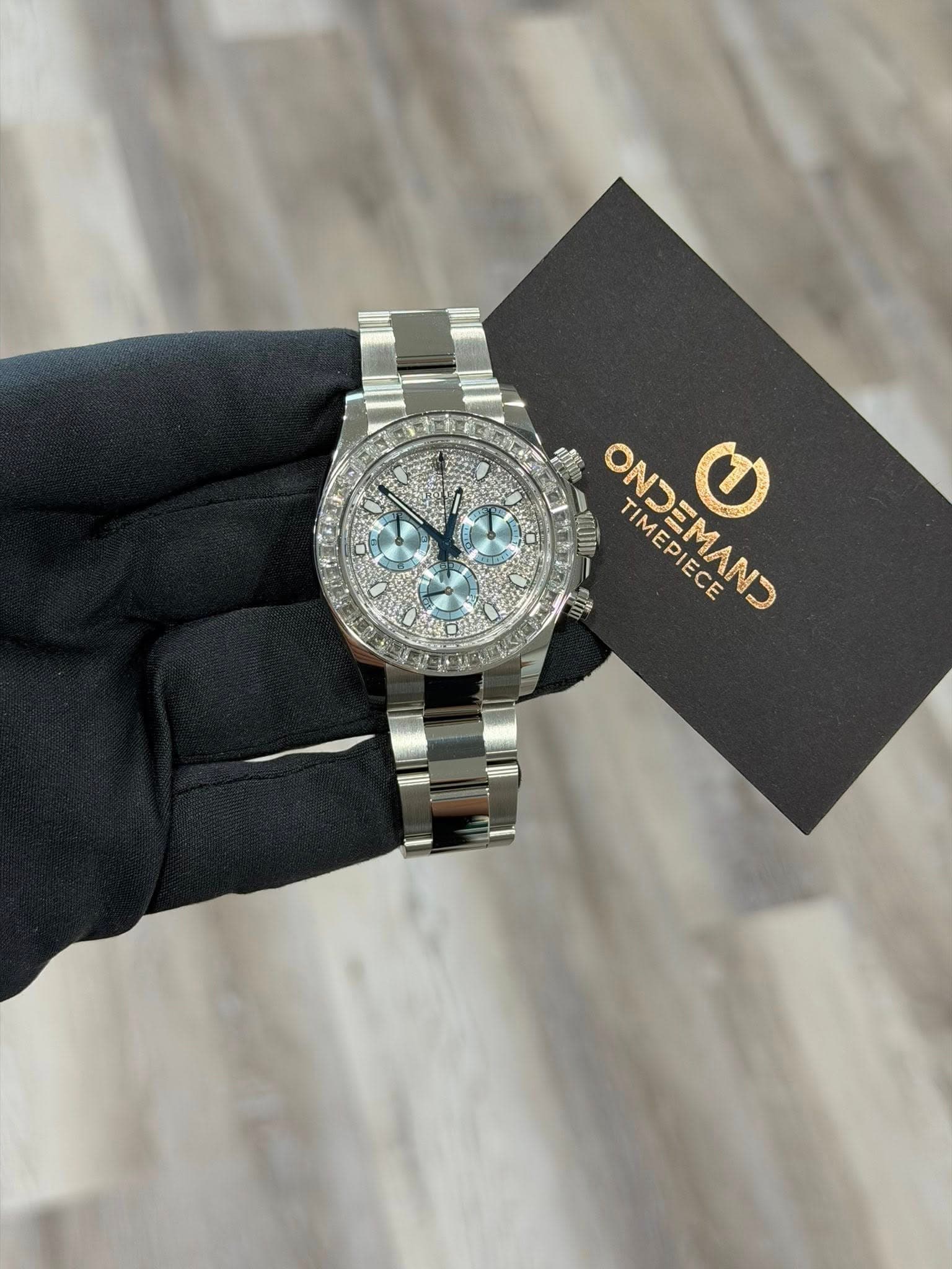 May be an image of wrist watch and text that says 'ใฉ A ้ ONDEMAND TIMEPIECE'