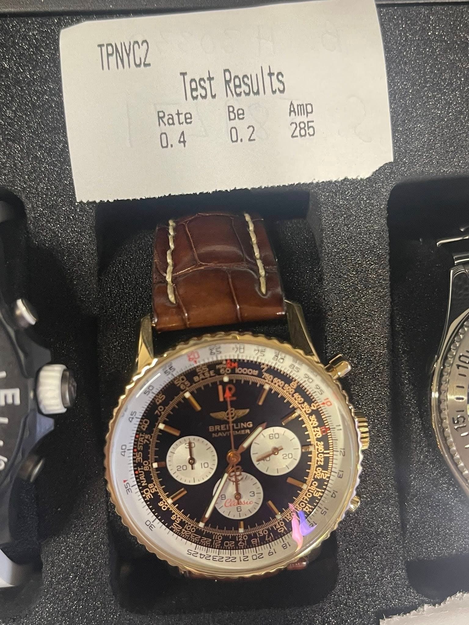 Breitling Pre-owned Breitling Navitimer Chronograph Automatic Black Dial Men's Watch H30330, photo 6