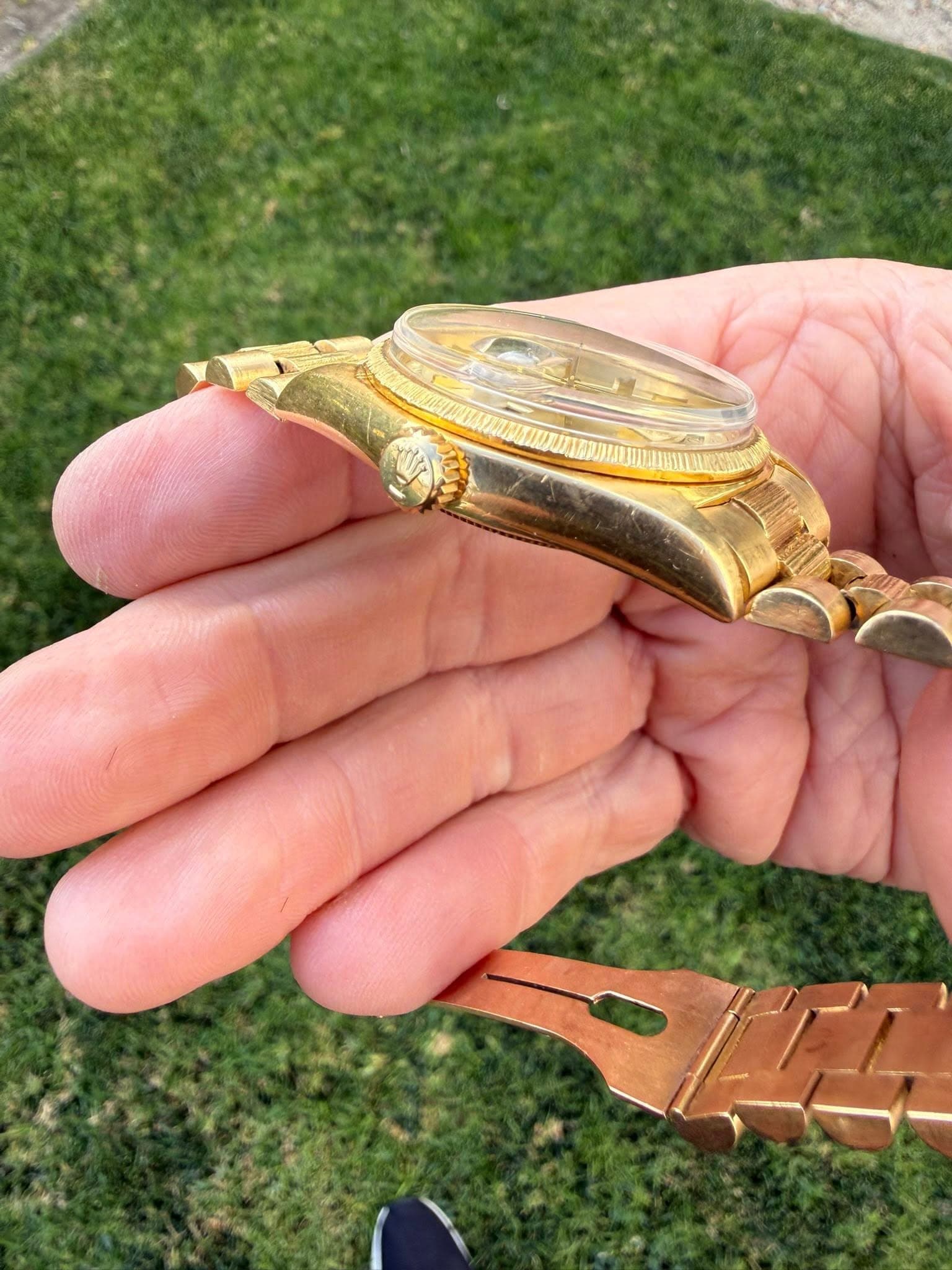 May be an image of wrist watch
