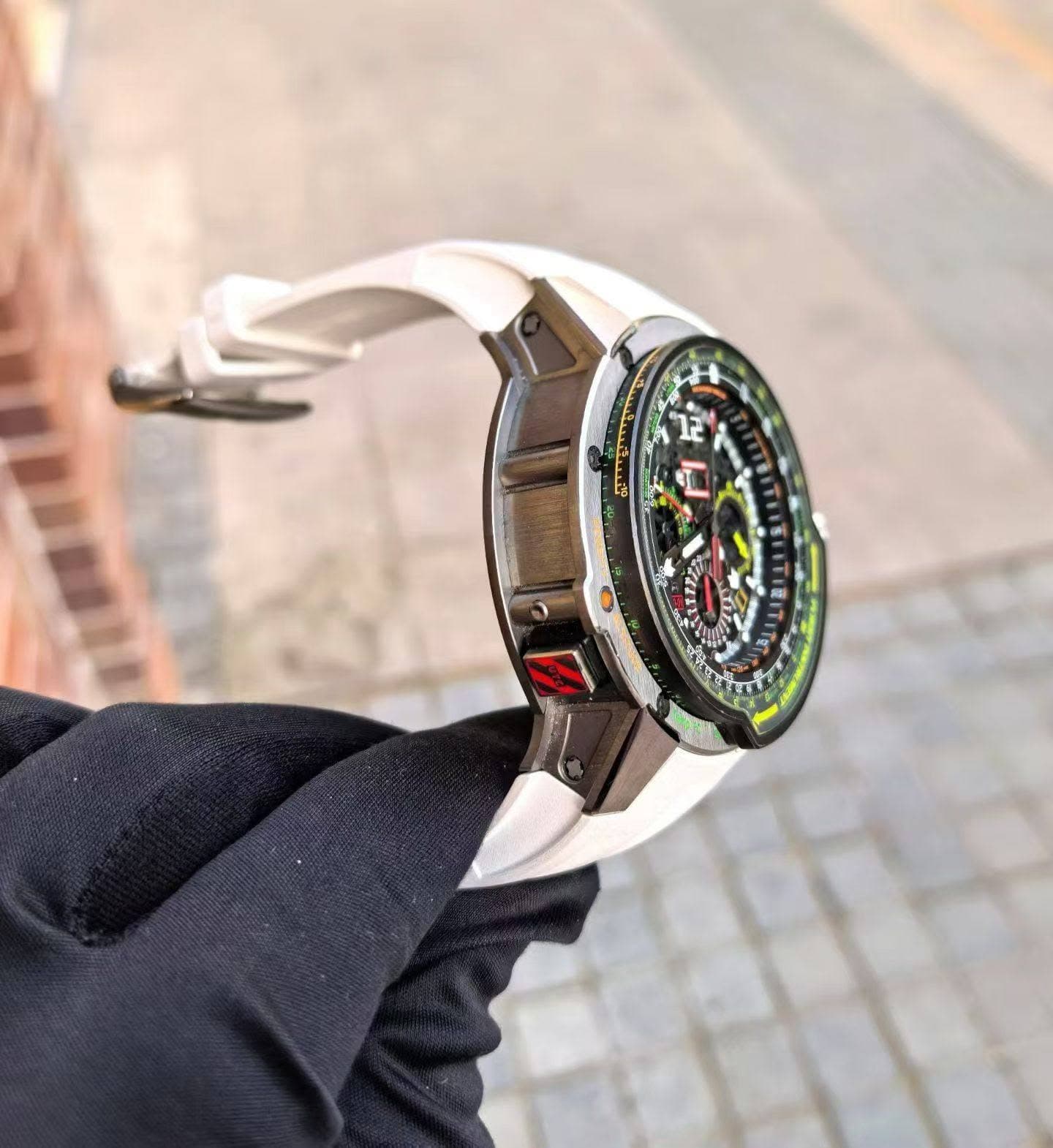May be an image of digital watch and text