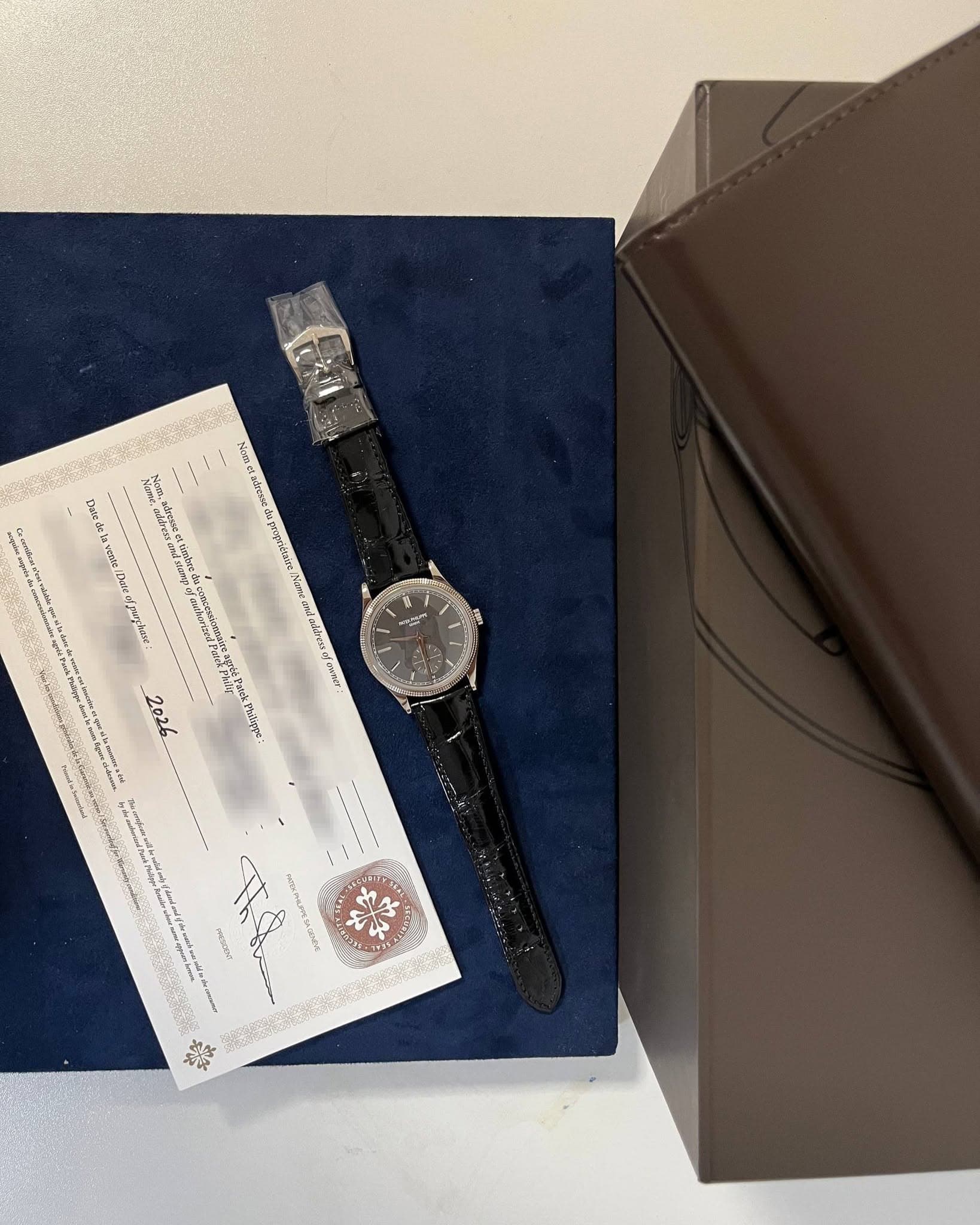 May be an image of saddle-stitched leather, wrist watch and text