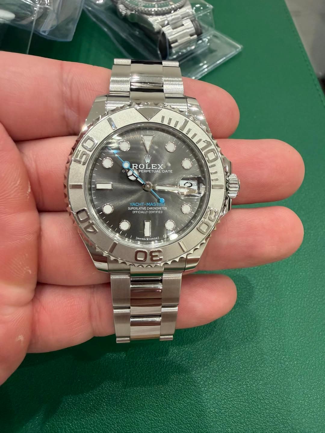 May be an image of wrist watch and text