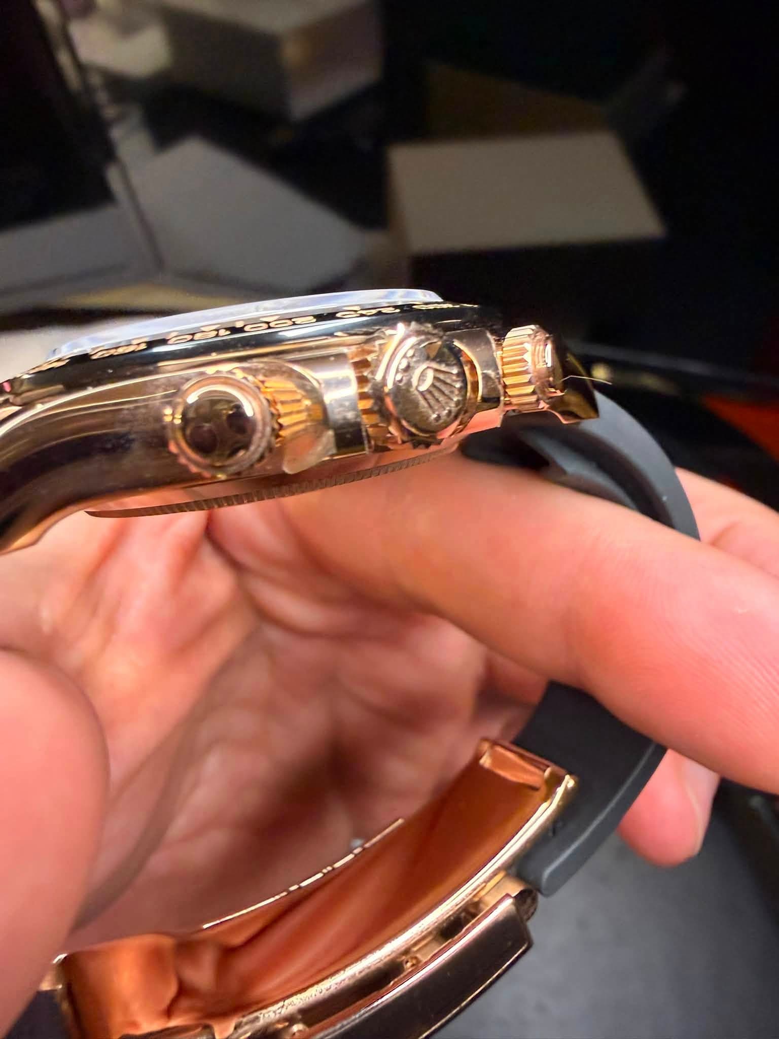 May be an image of wrist watch