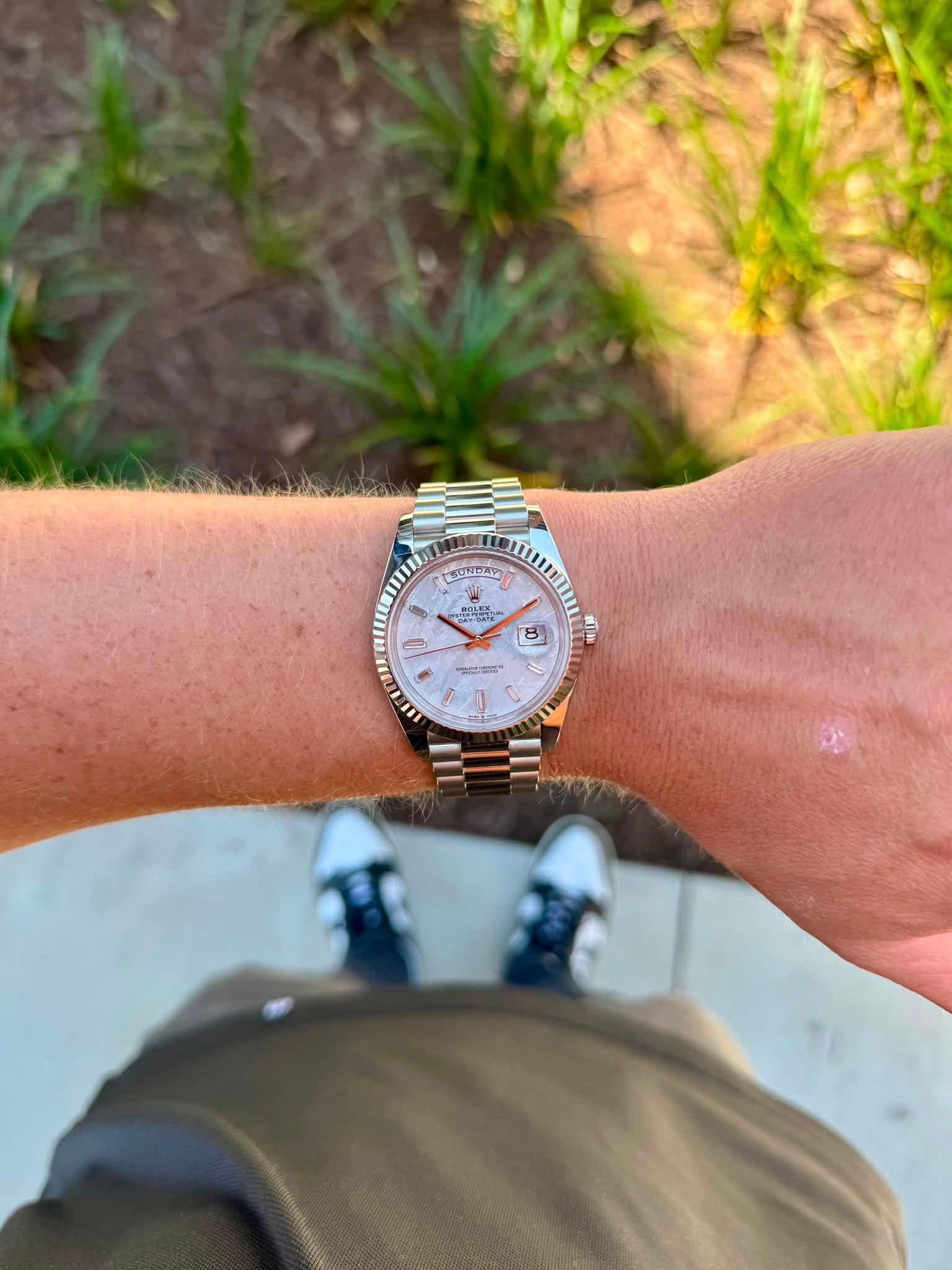 May be an image of wrist watch