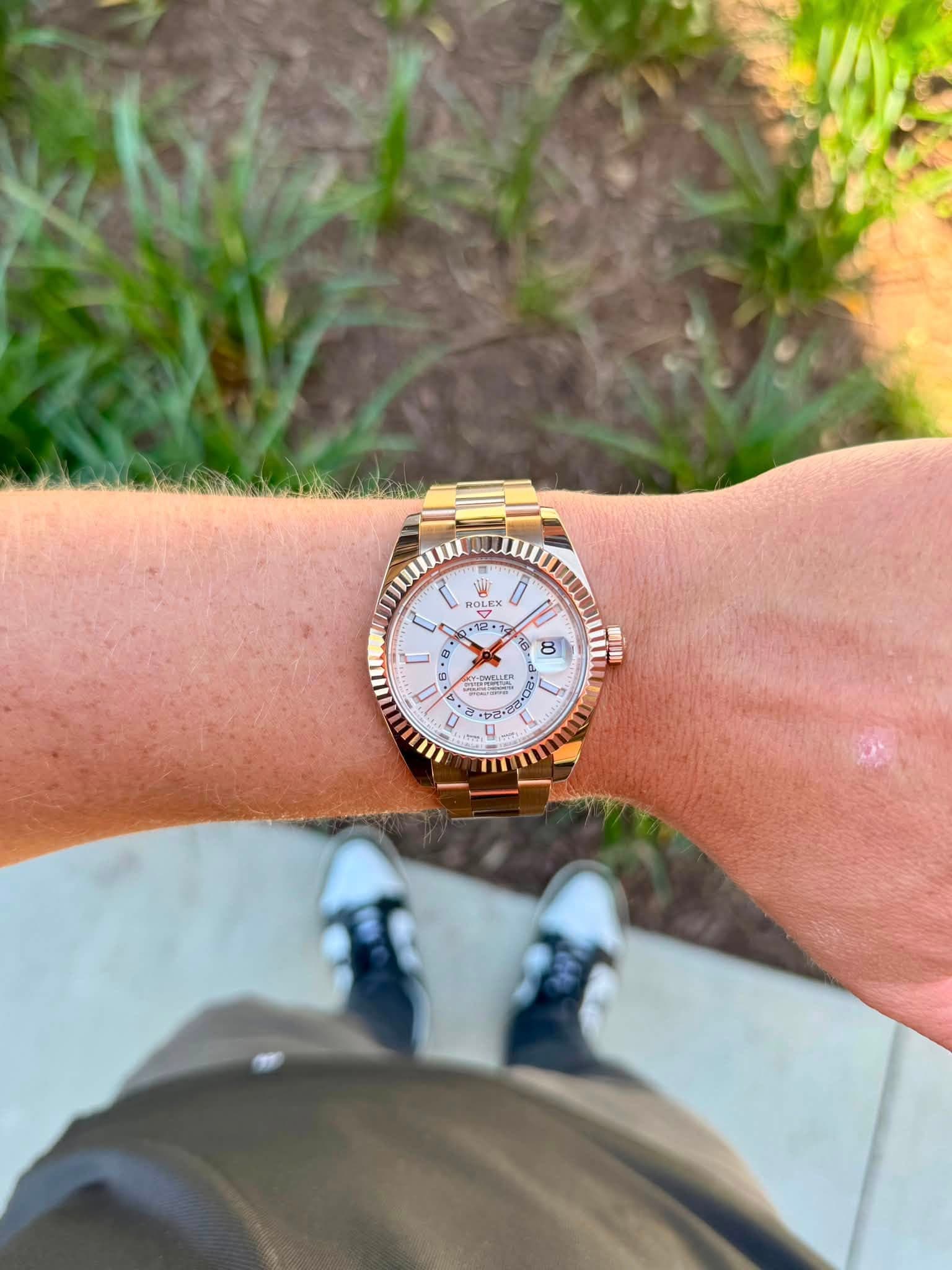 May be an image of wrist watch
