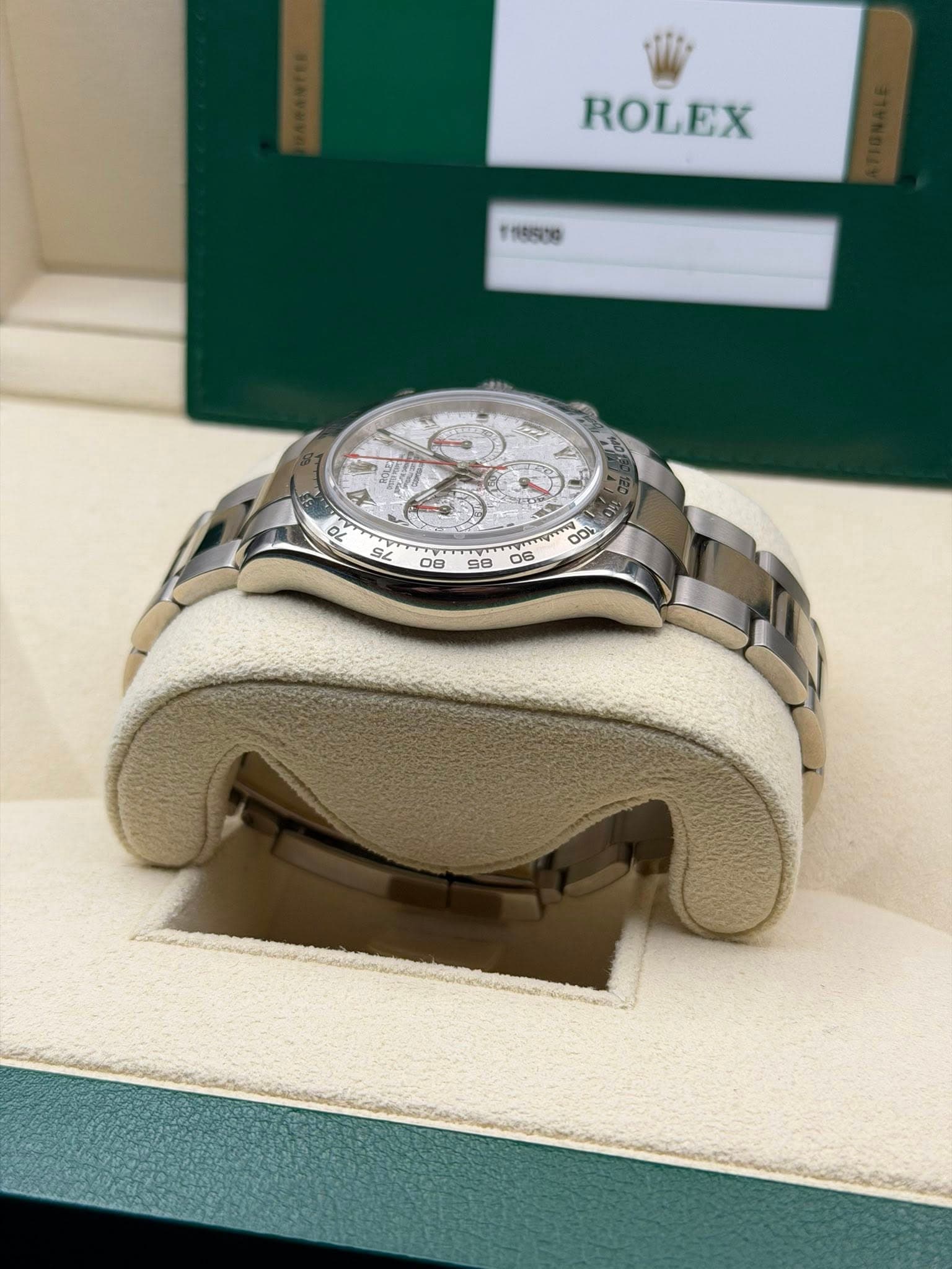 May be an image of wrist watch and text that says 'ROLEX 195510 o0 SL 00 se MN 1O0 06'