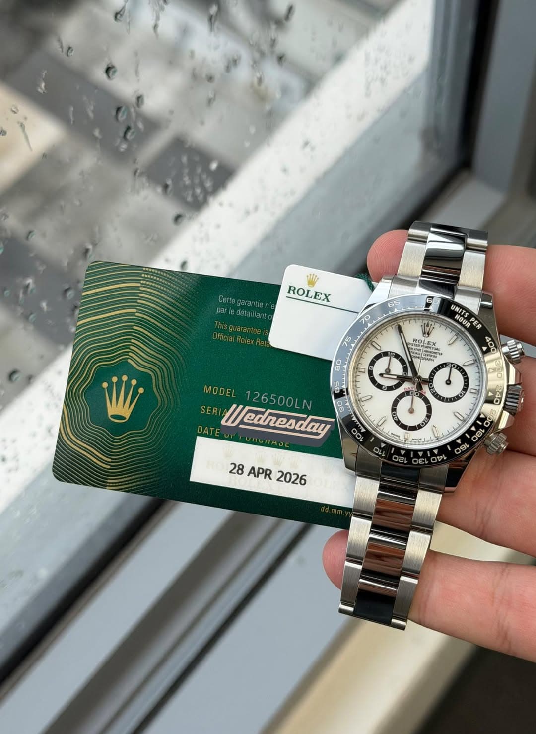May be an image of digital watch and text
