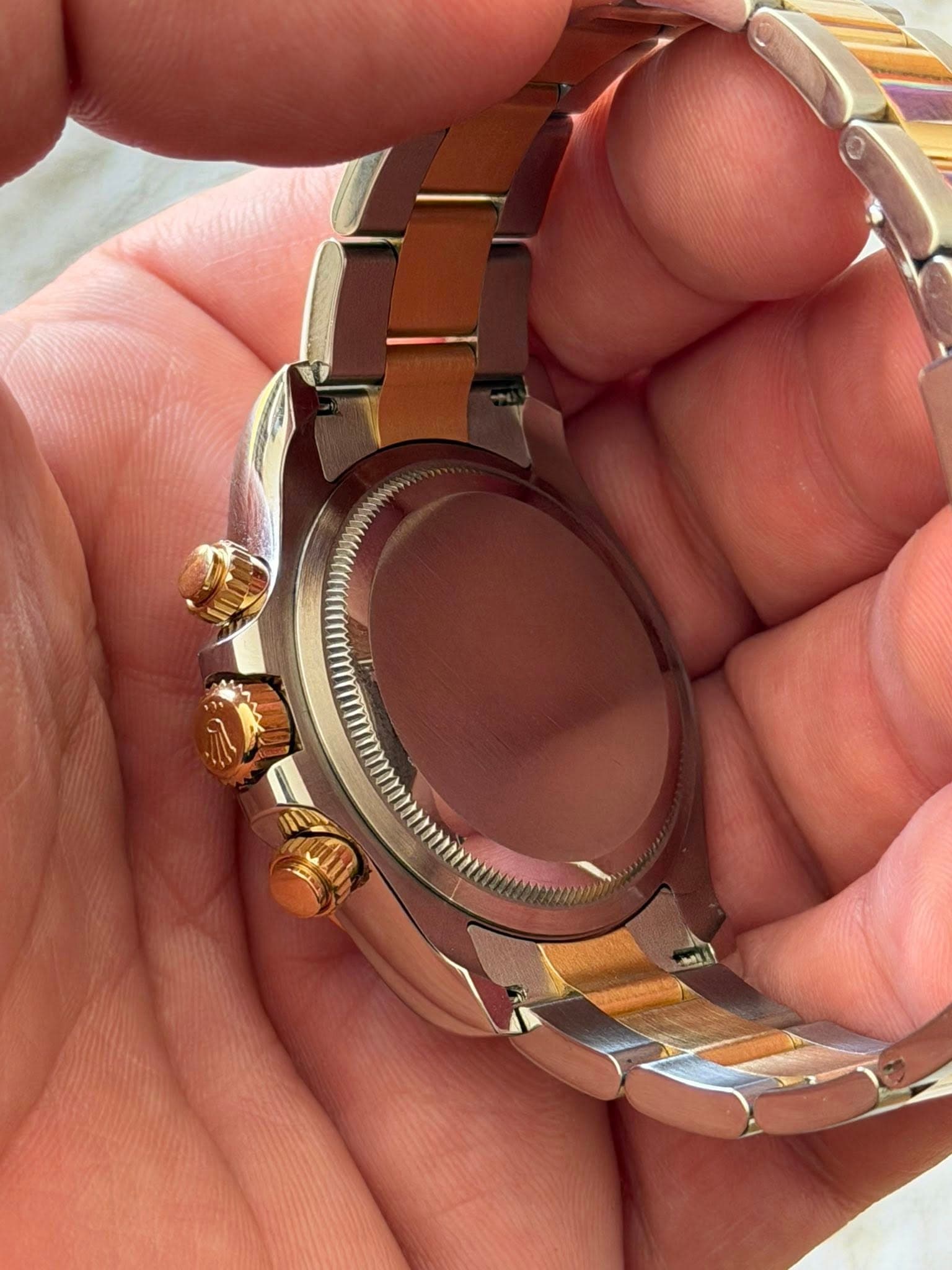 May be an image of wrist watch