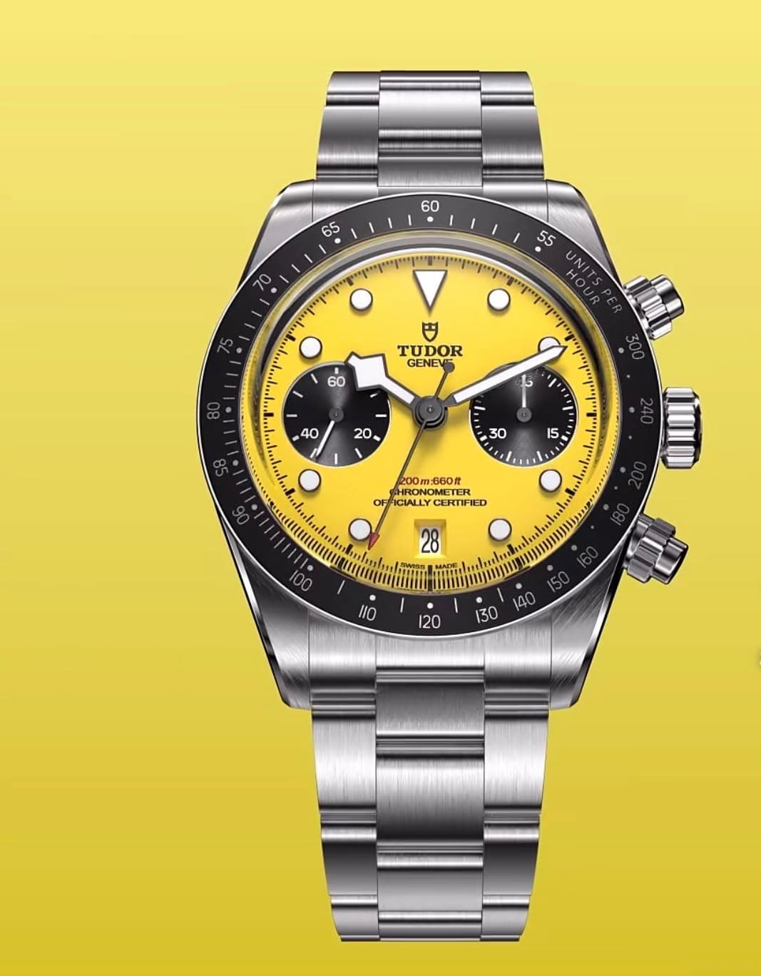 May be an illustration of digital watch and text that says ' HOUR UN 円 TUD TUDOR GENEV 60 دا 円660 660ft 200m.660 HRON HRONO RONOMETER METER OF CIALLY CERTIFIED laWess 00 O0 MADE…