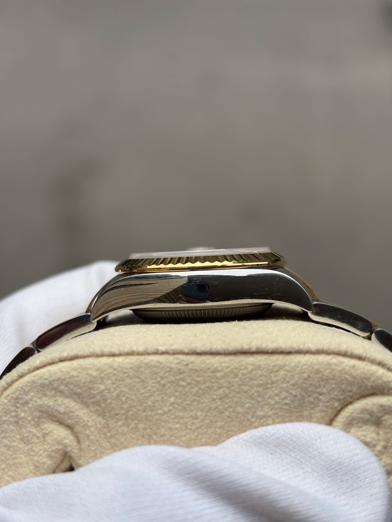 May be an image of wrist watch and leather