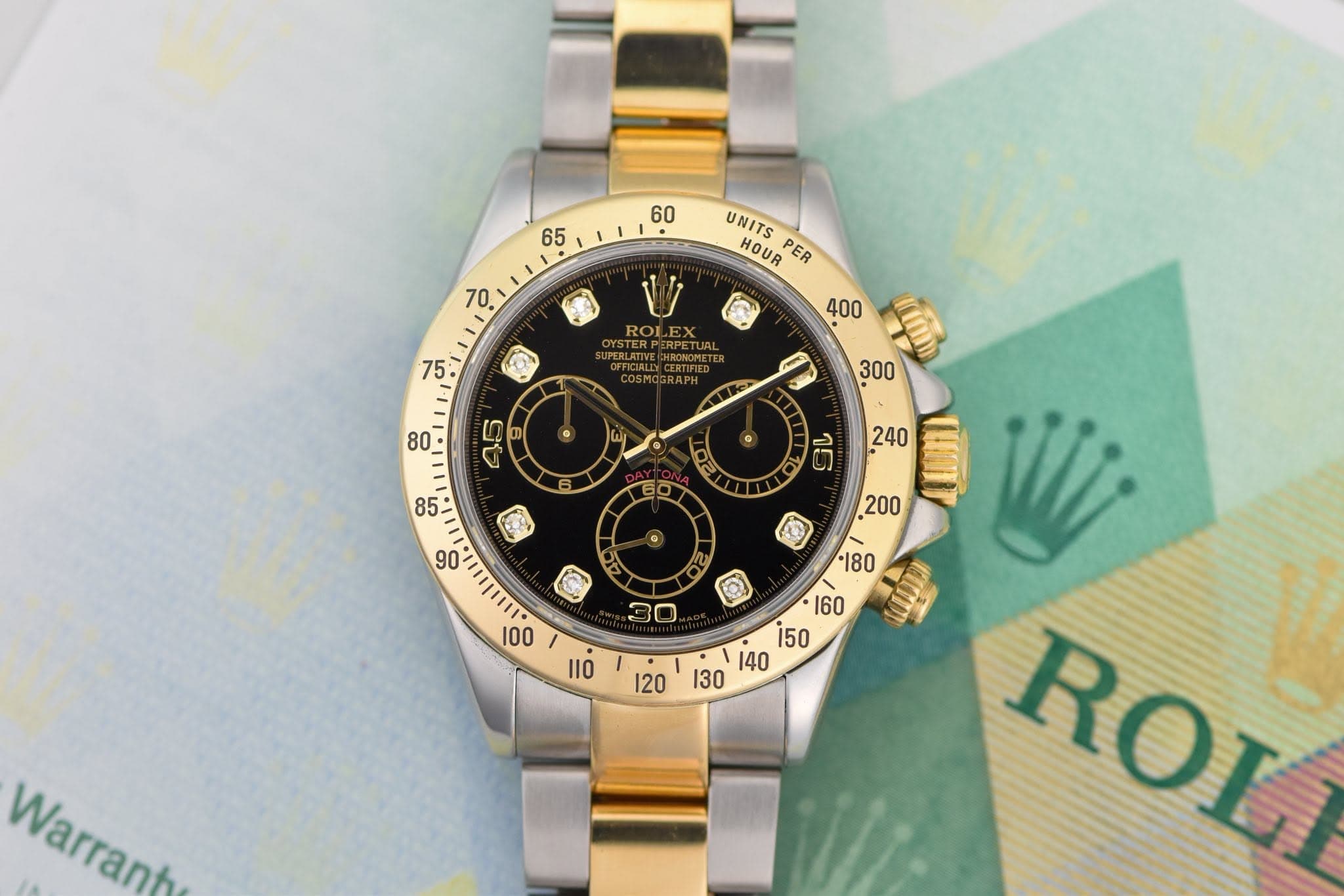 May be an image of wrist watch and text that says '60 65 70 UNITS HOUR PER V ROL EX ਤੇ ኢ2ት i50 • Warranb Waranh ROLA'