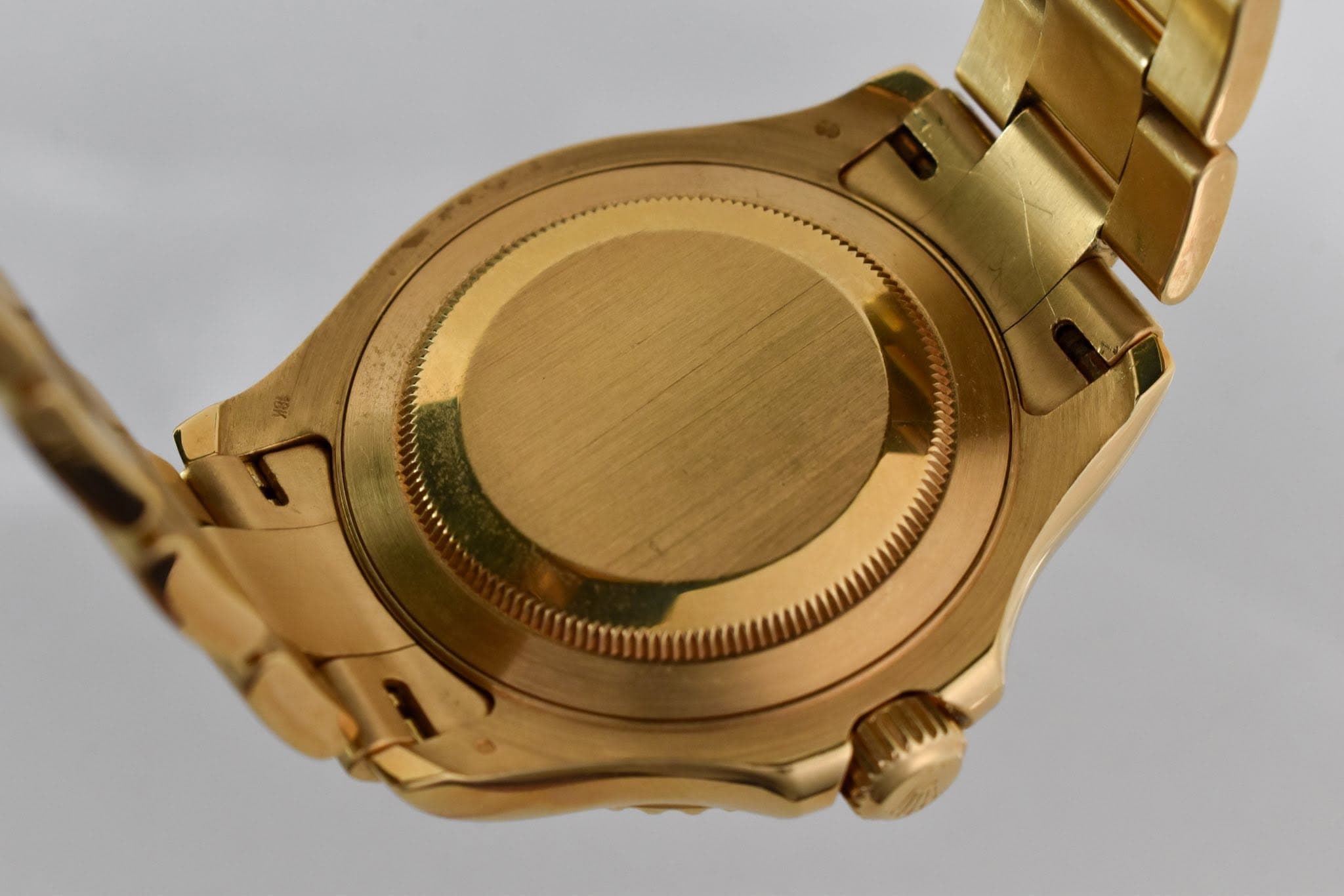 Rolex Yacht Master Black Mother of Pearl Dial Automatic 18K Yellow Gold Oysterlock Bracelet Men's Watch 16628BMSO, photo 4
