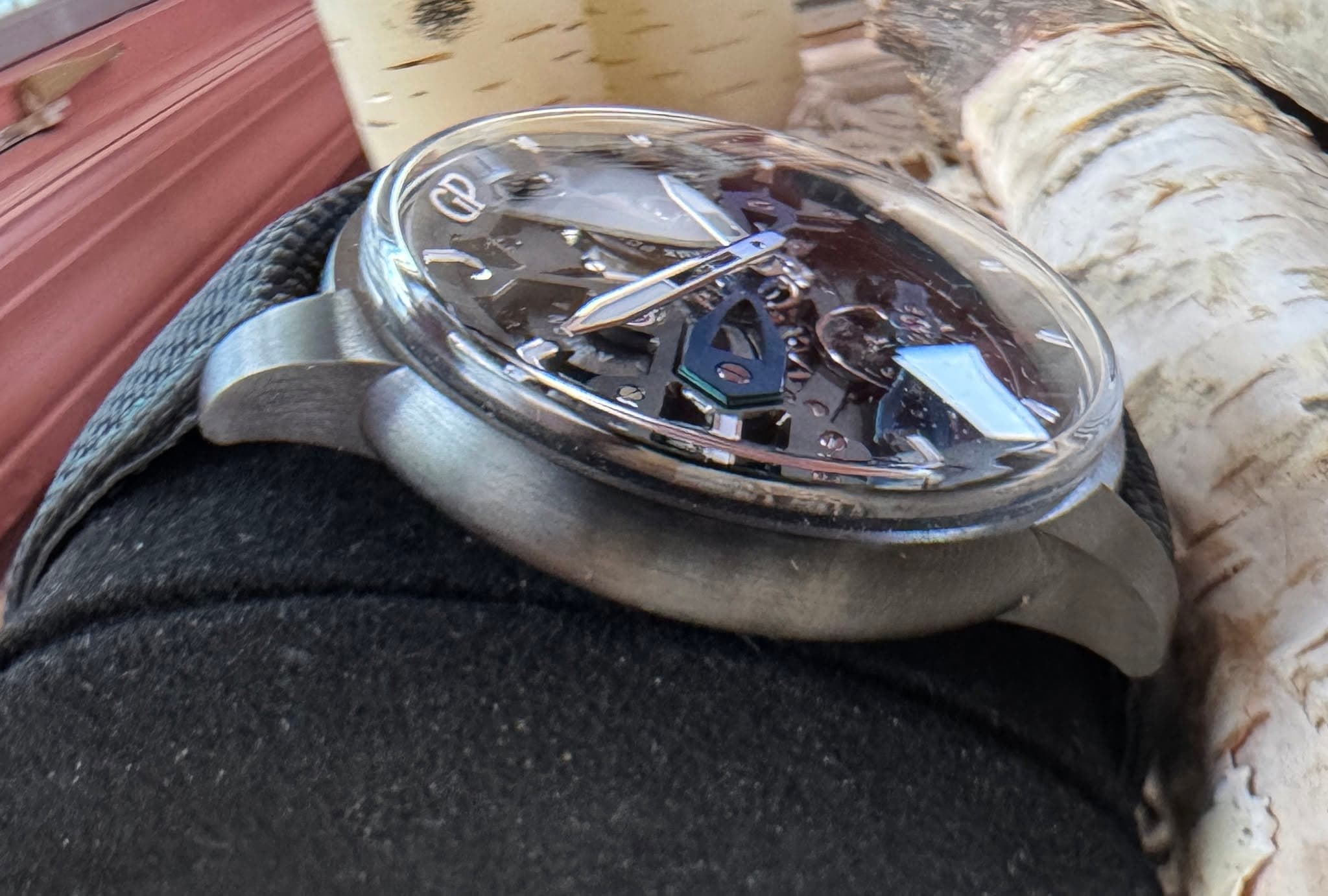 May be an image of wrist watch