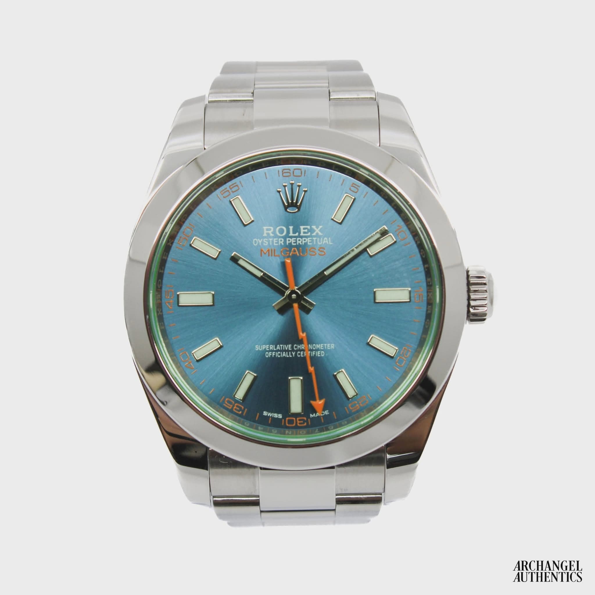 May be an image of wrist watch and text that says ' I ROLEX W 5 I OYSTER YSTERPERPETUA PERPETUAL TUAL MIL MILGAUSS 0 10 45 SUPERLATNE CHR HB NOMETER E FIED OFFICIALL 40 网 MND 9 20…