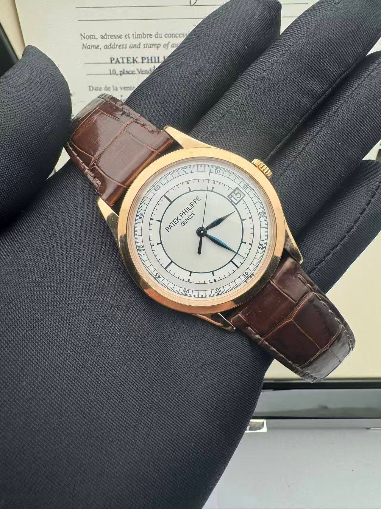 May be an image of wrist watch and text that says 'Nom, adresse timbre du concese Name, address and stamp 小 G αι ΡΑTΕΚ.ΗU 10, place 10.plaok.Vcadal yc ひ品 td ಶ್ರೀ1 la 안스년 2AS 福口口…
