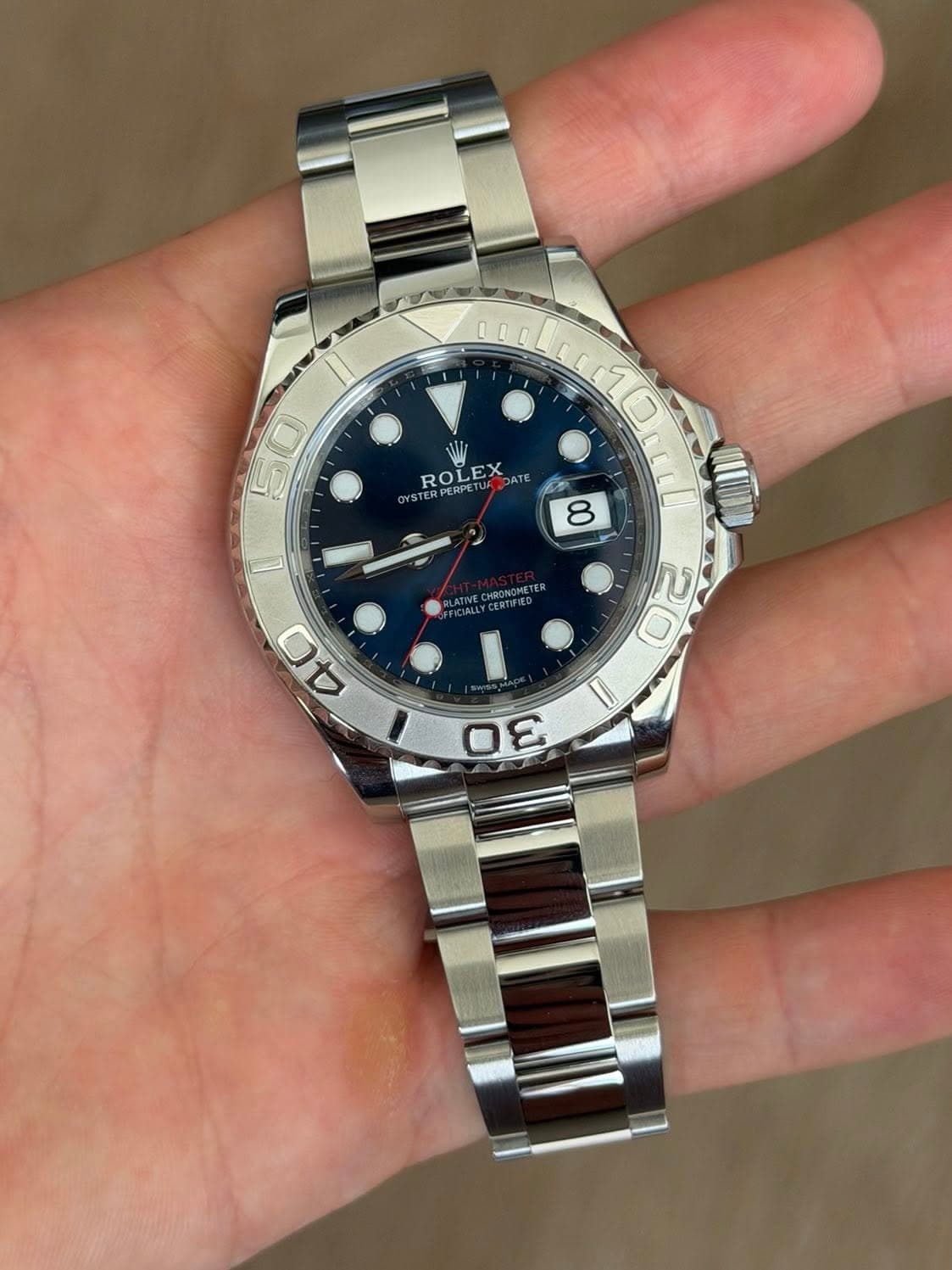May be an image of wrist watch and text that says 'ا 0 ROLEX ROLEX AT ST TO ا STERPE PERPT 50 8 8 Sal 0 20 = 40 G 30 3'