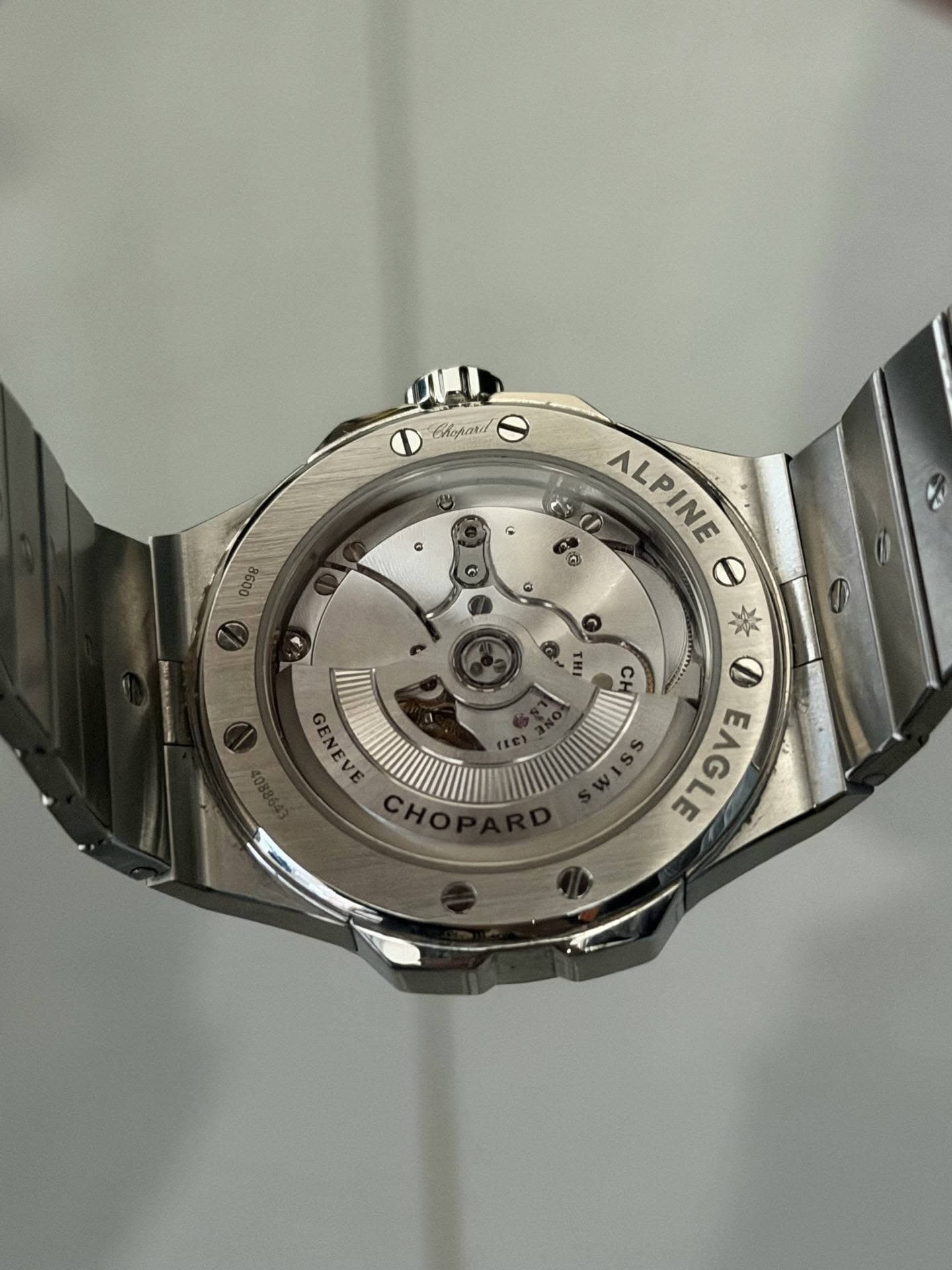 May be an image of wrist watch and text that says 'Ф efatd 0098 = S ፋስ ALPINE e ※ 0 EAG EAGL ว GENEVE So S'