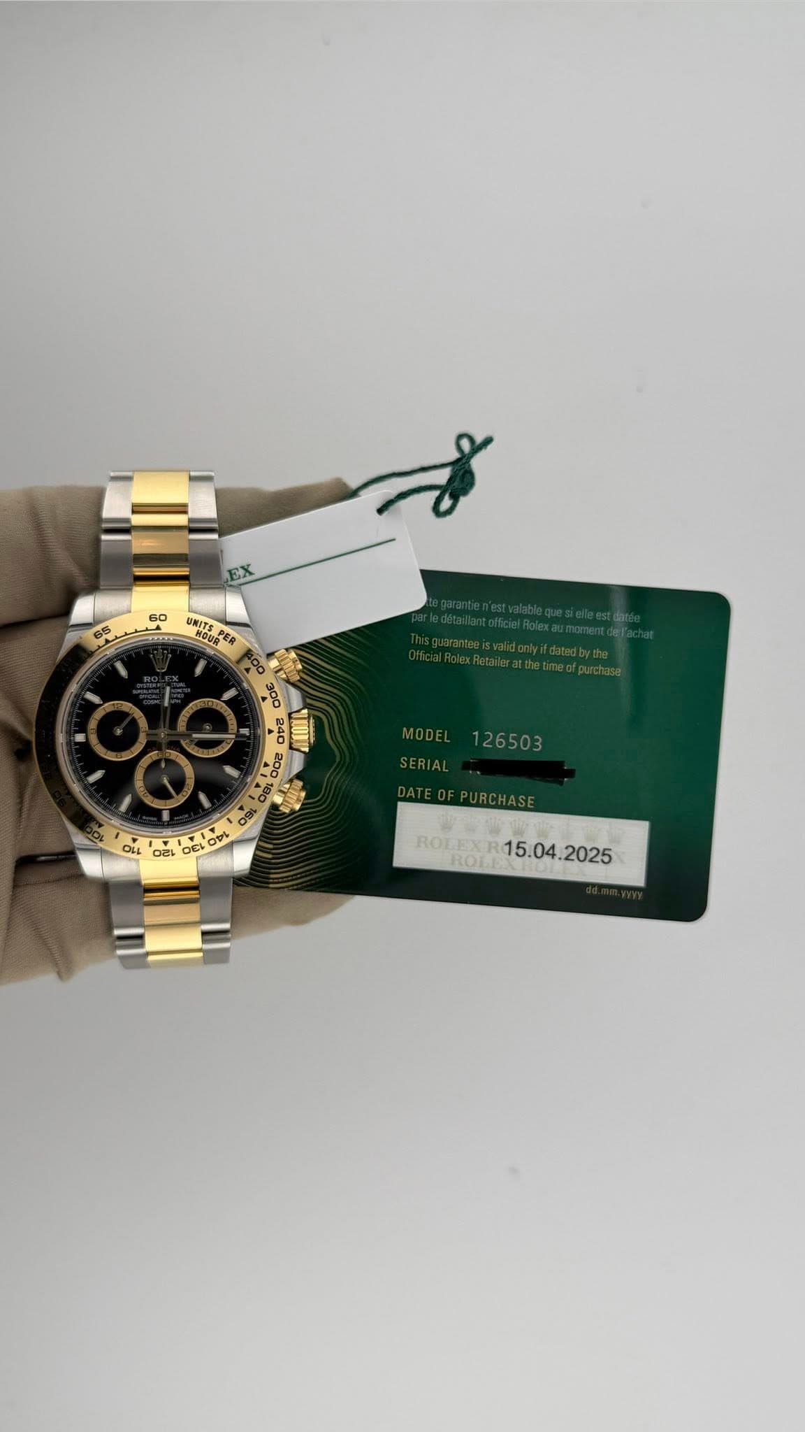 May be an image of wrist watch and text that says '60 UNITE.PER UNITS 300 240 JIURS 0 200 0E O OLL 0Z% oc TA 126503 ROTENR15.04.2025 CO POTRY '