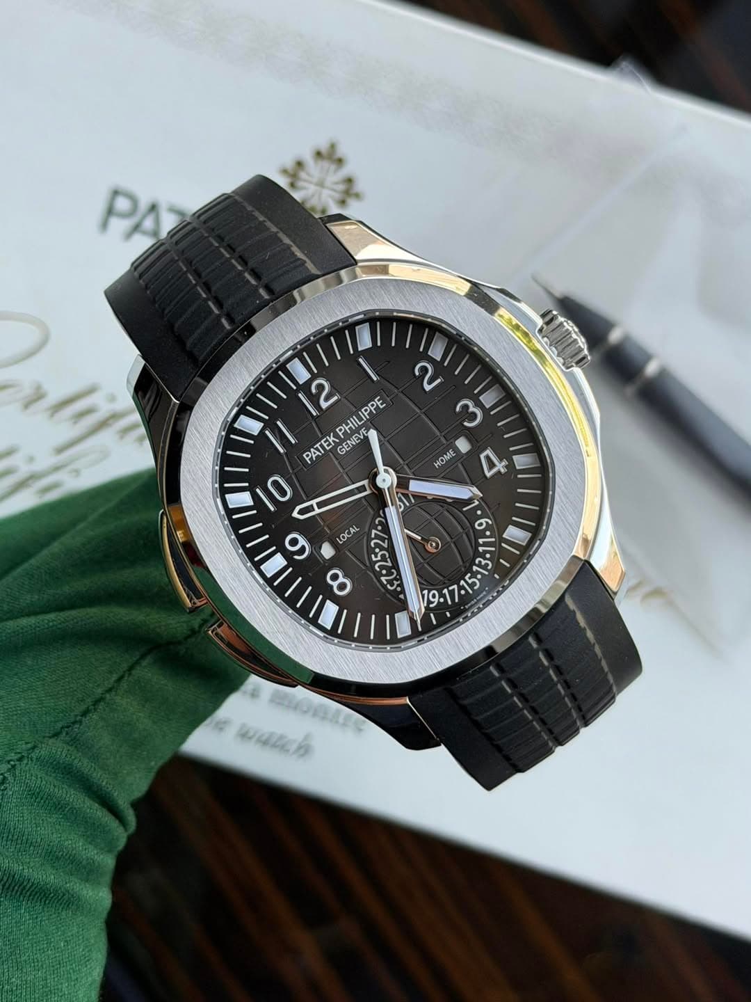 May be an image of wrist watch and text
