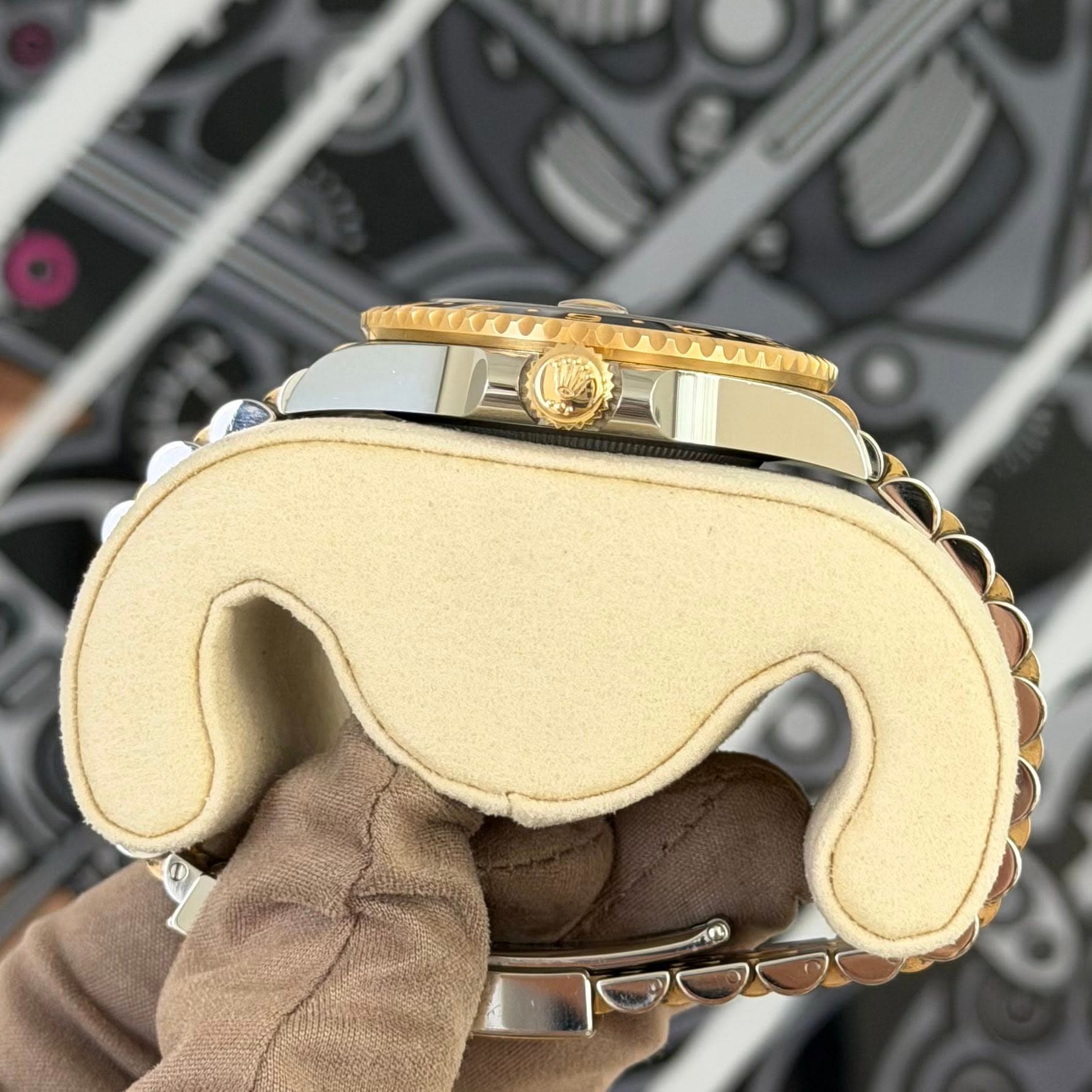 May be an image of wrist watch