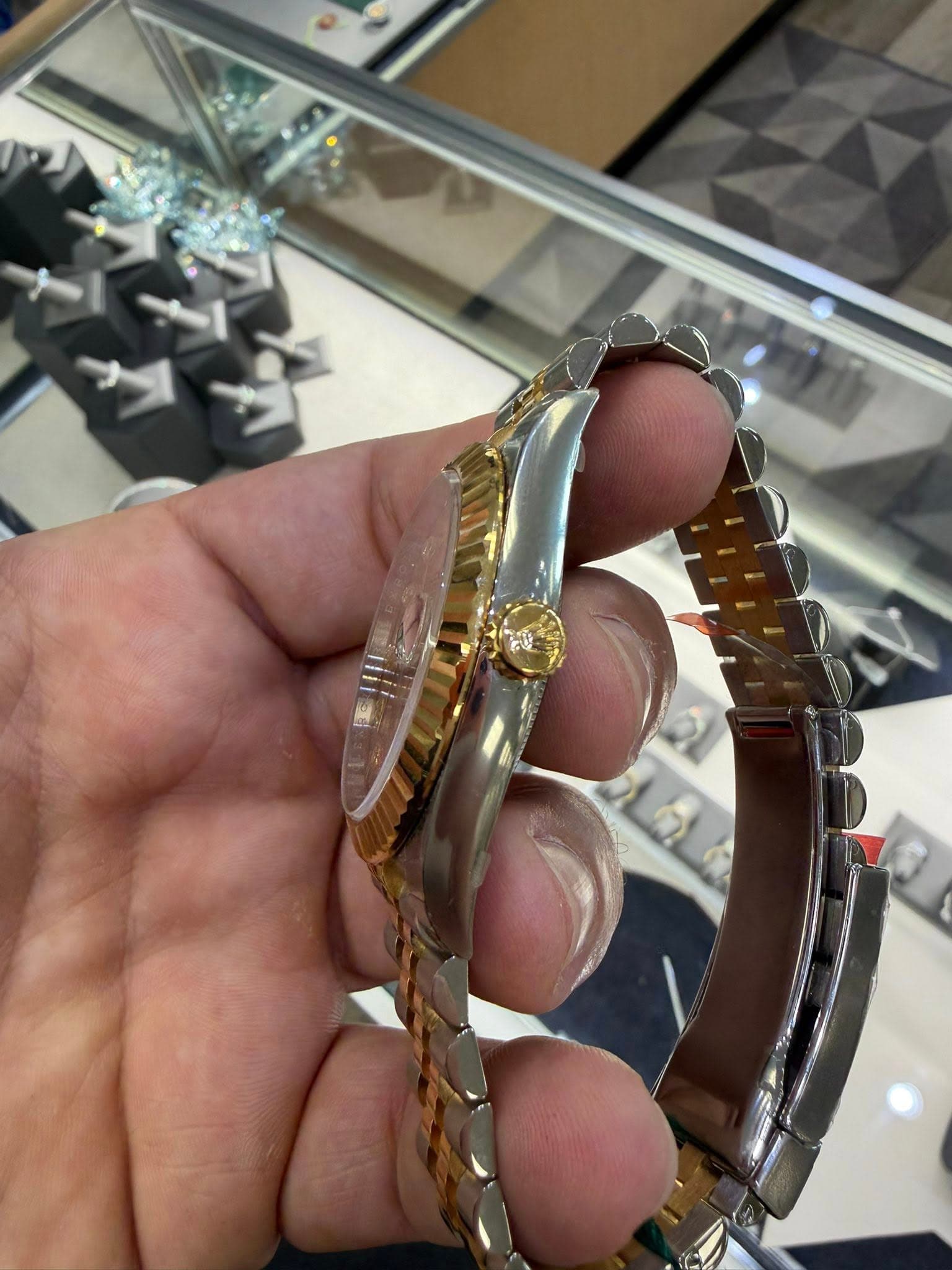 May be an image of wrist watch
