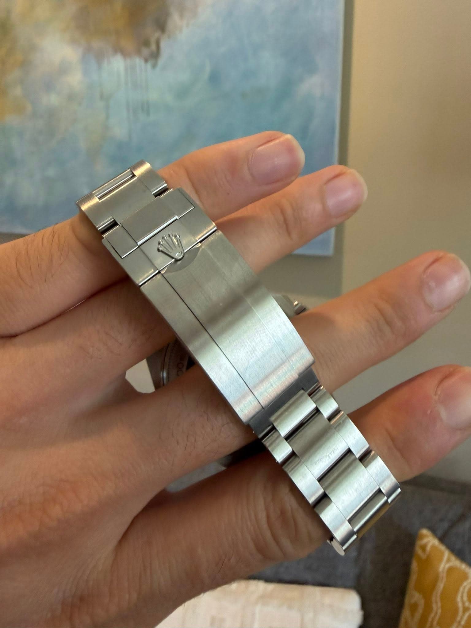 May be an image of wrist watch