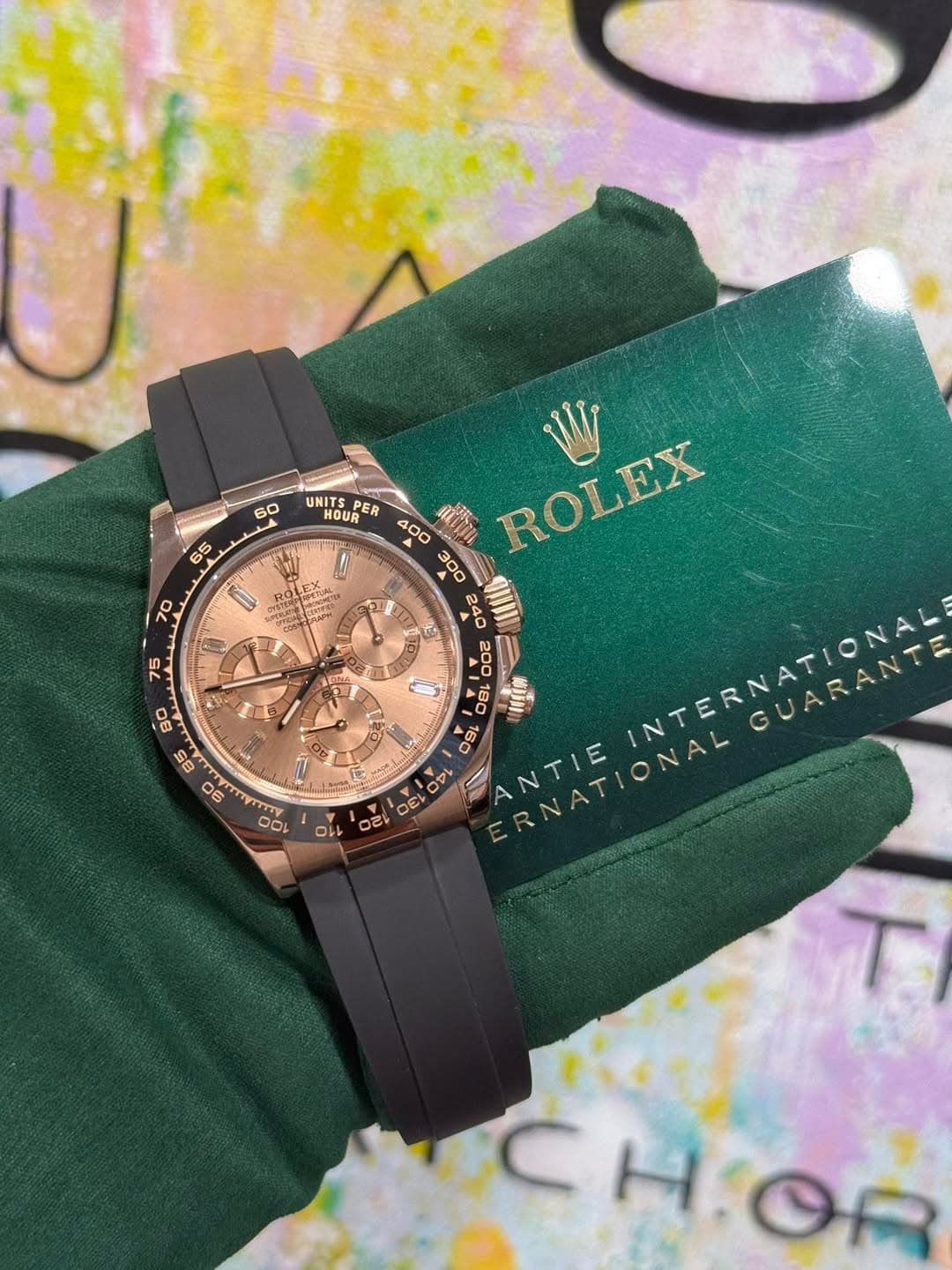 May be an image of wrist watch and text