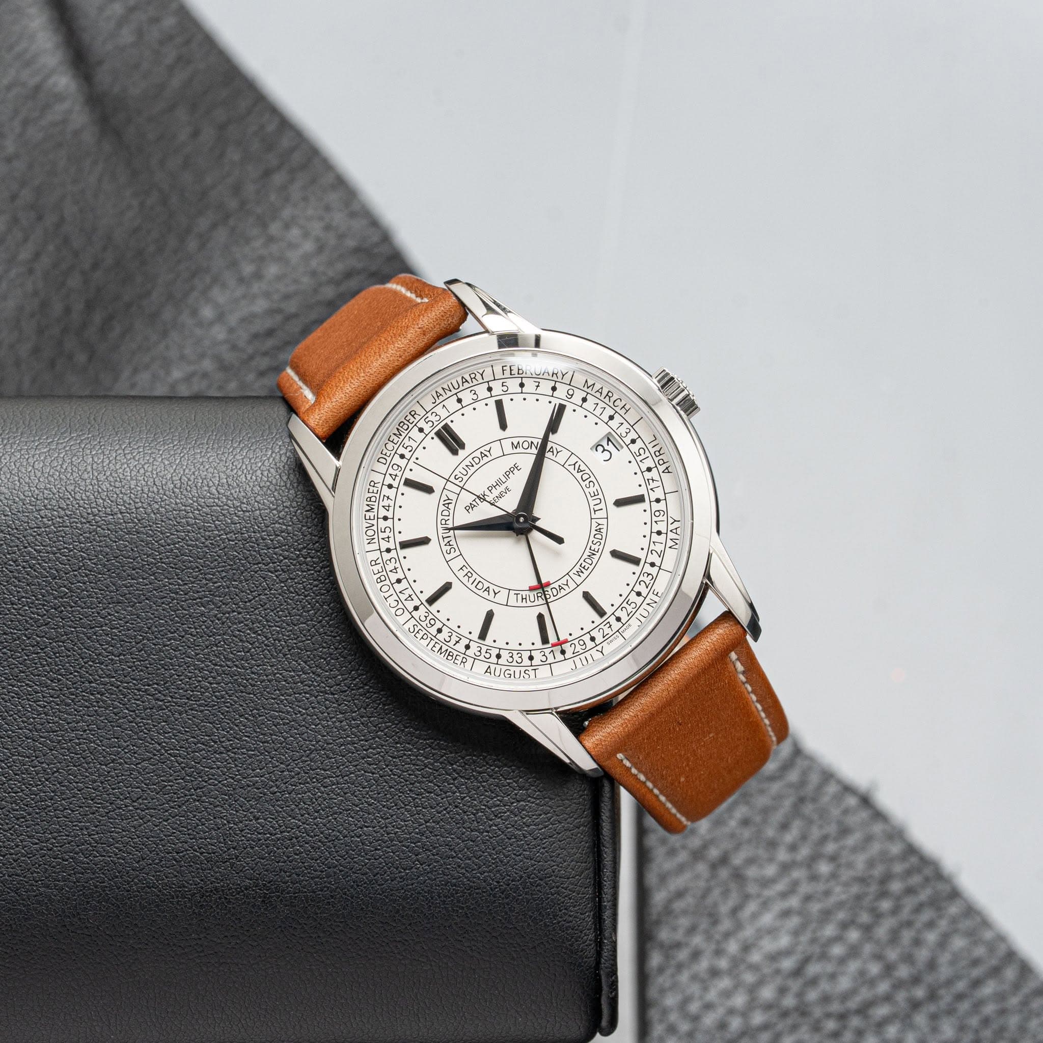 May be an image of wrist watch and leather