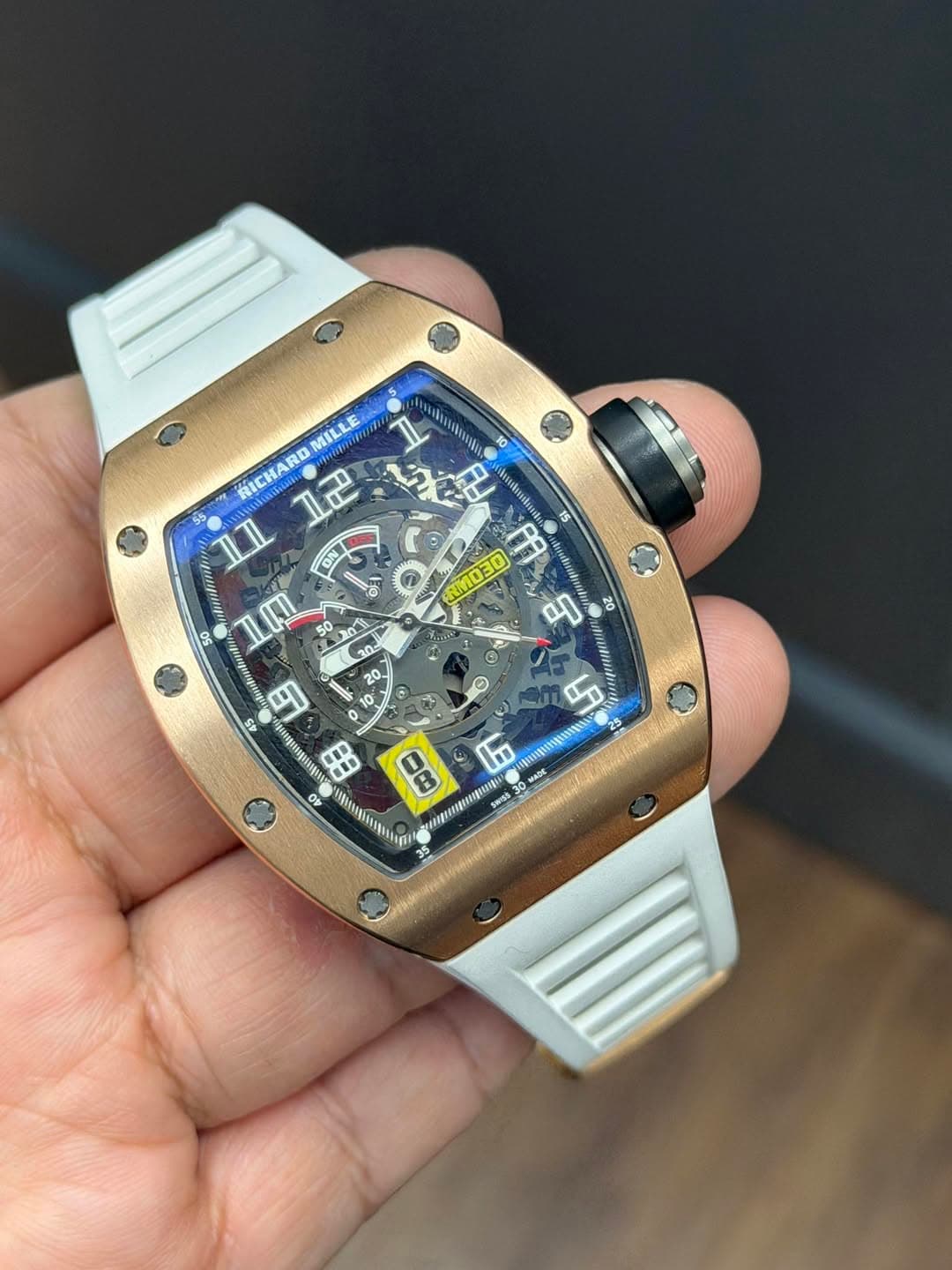 May be an image of digital watch and text