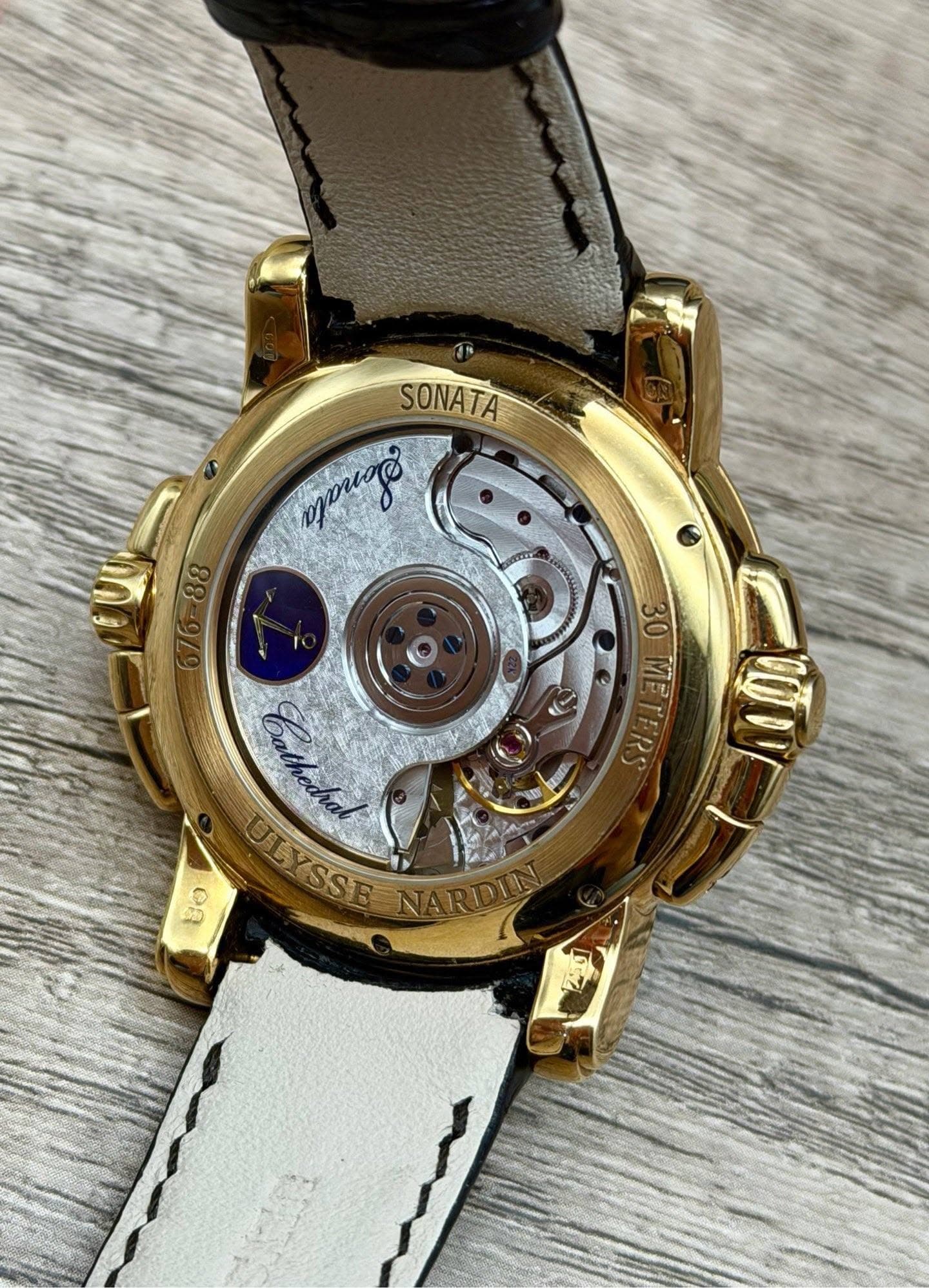 May be an image of wrist watch and text that says 'SONATA mougễ 30 30ME SEarD ULYSSE LYSSE'