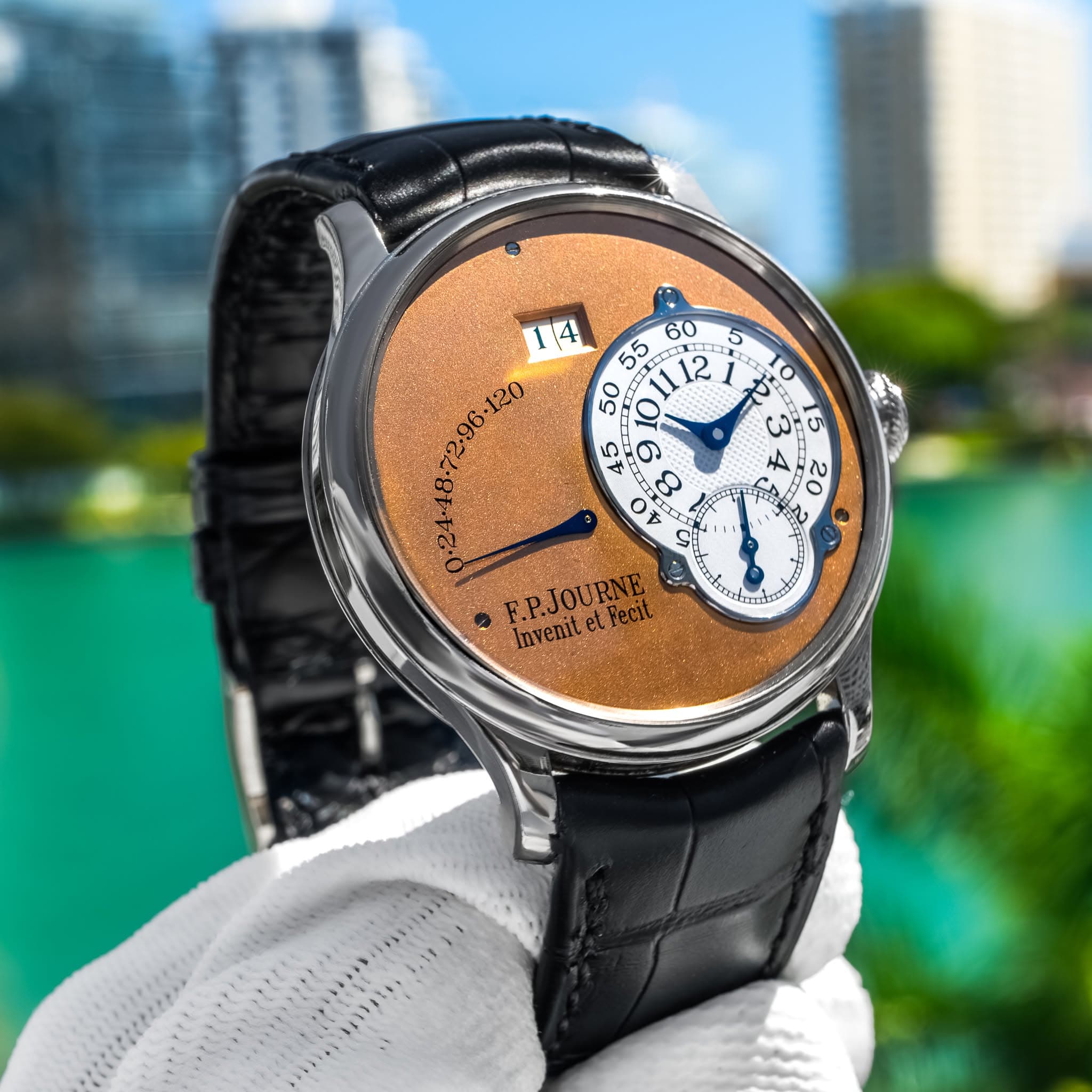 May be an image of wrist watch and text that says 'MasiNtA 60 55 5 TE ん 50 o O 3 15 A 20 1 ١٠ &: 天 사물 axp o F.P.JOURNE nvenitetFecit'