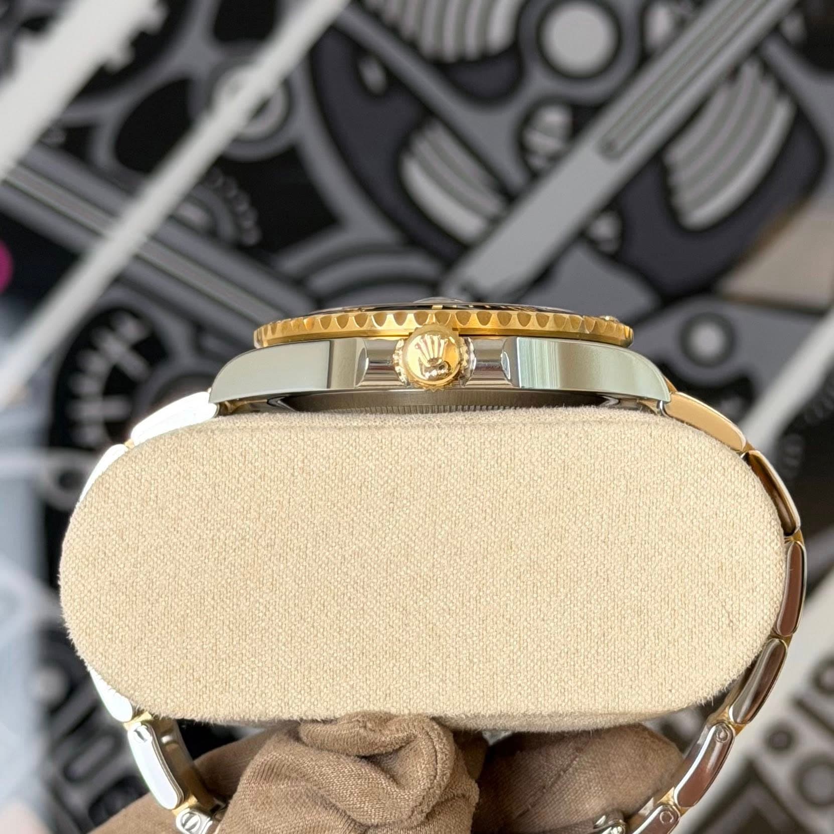 May be an image of wrist watch and text