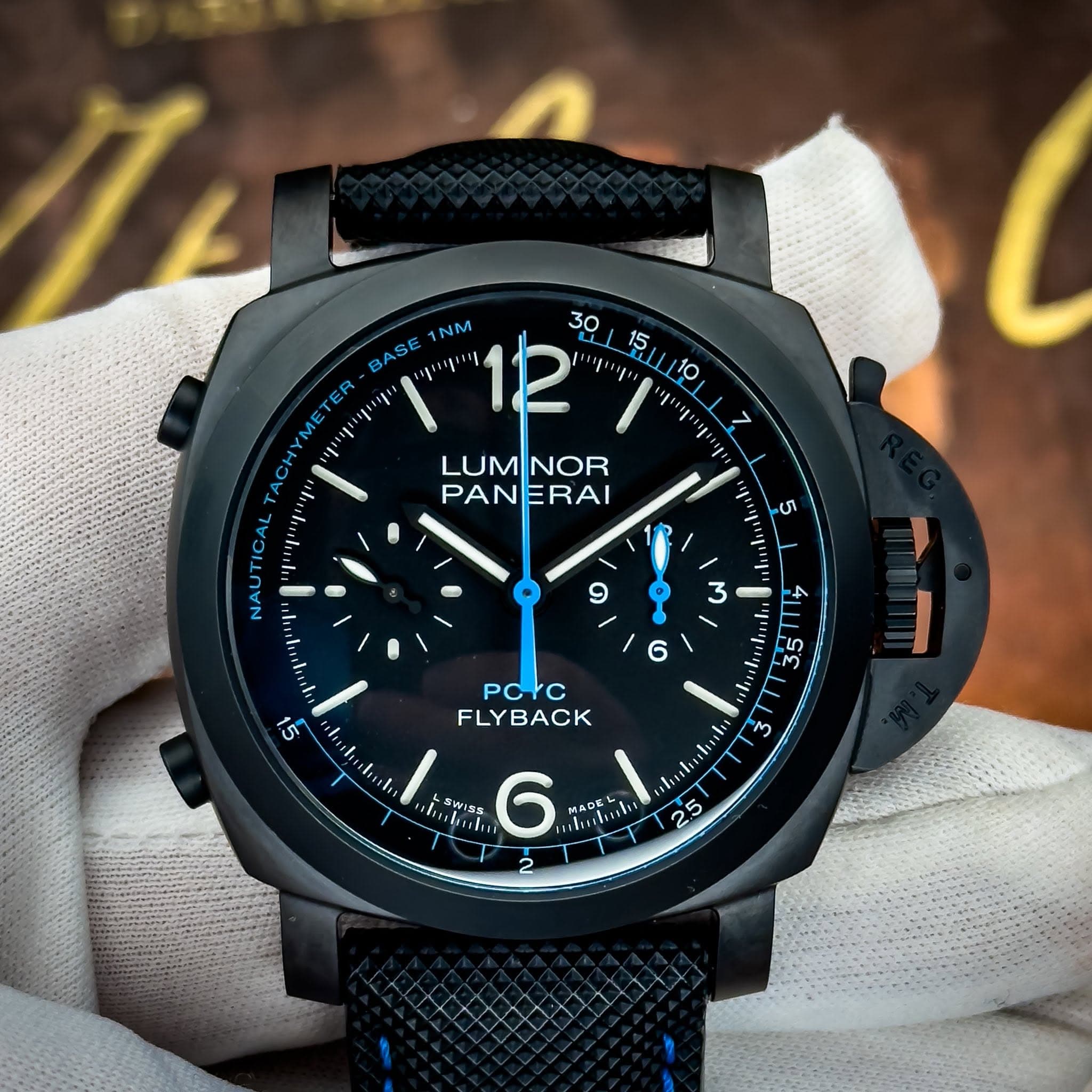 May be an image of digital watch and text that says '1NM 30 15 BASE 12 10 7 LUM LUMNOR NOR PANERAI ERAI PAN NAL و 6 “ጥ 5 3 41 ቅባ لذ ងត 3 PCYC FLYBACK 1.5 Eeledenl 이하 sentrestas…