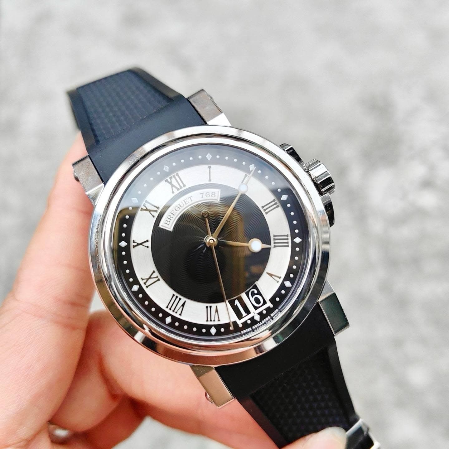 May be an image of digital watch and text