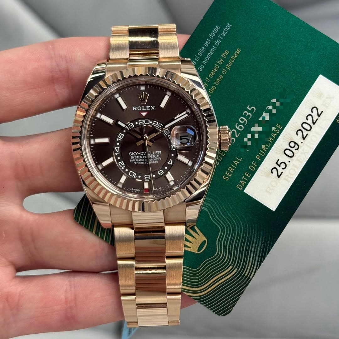 May be an image of wrist watch and text that says 'datée achat ellees de momen me datedby purcha ase ROLEX EX SKY-D OTSTER PnCMA ন ELLER EILOL ጀ፡ርግ፡ 2本 A 0 O 8 Rems س 6935…